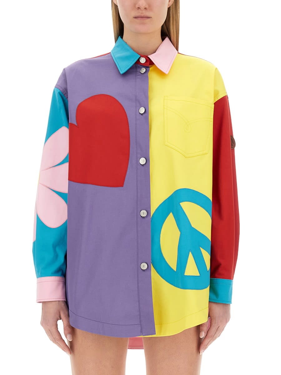 M05CH1N0 Jeans Printed Shirt