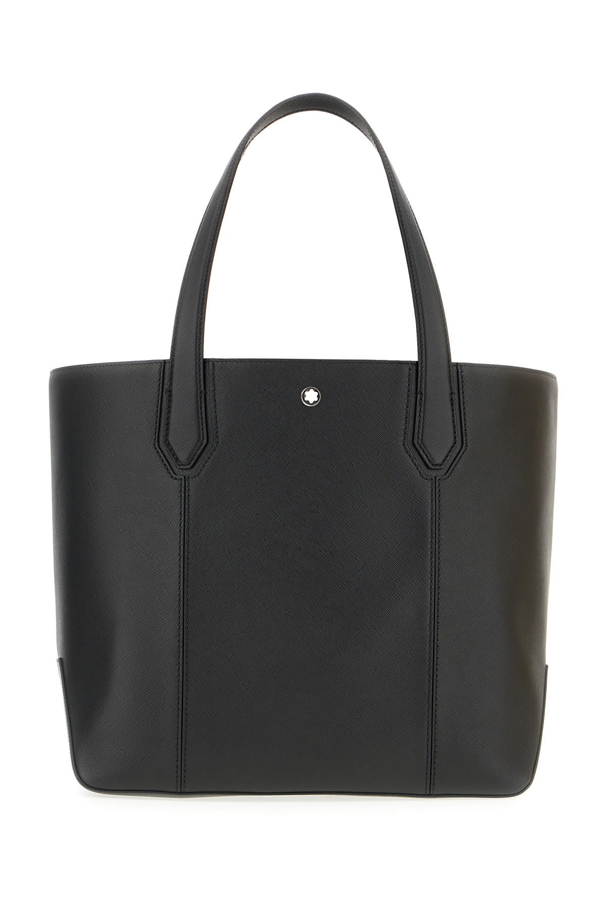 Montblanc Black Leather Shopping Bag