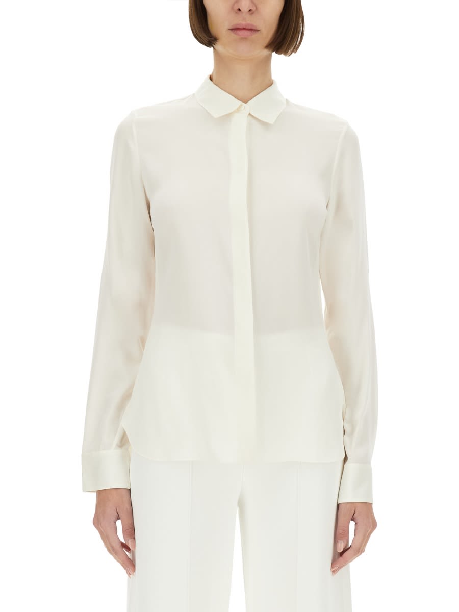 Theory Silk Georgette Shirt