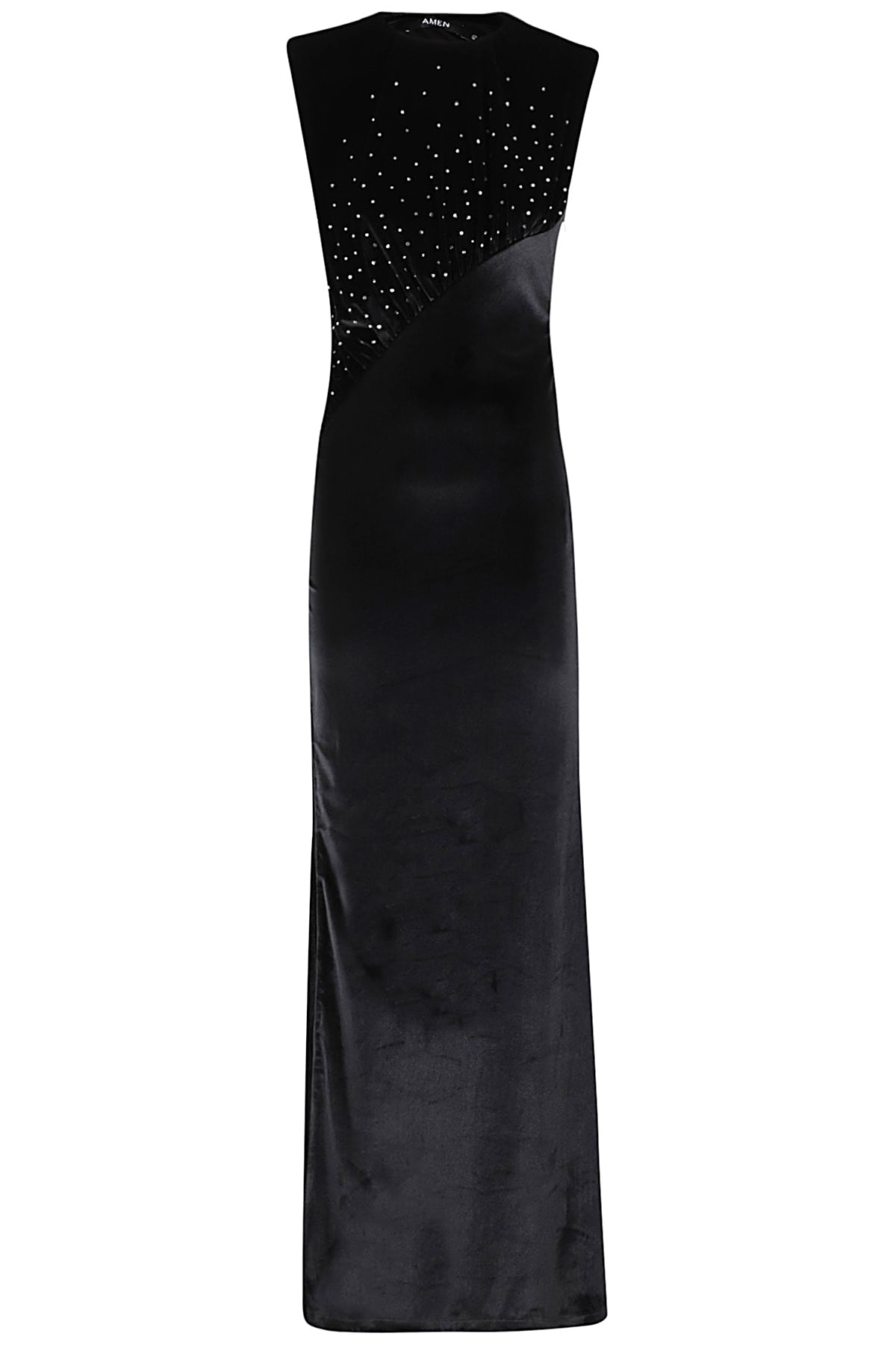 Amen L Dress In Velvet W Hotfix
