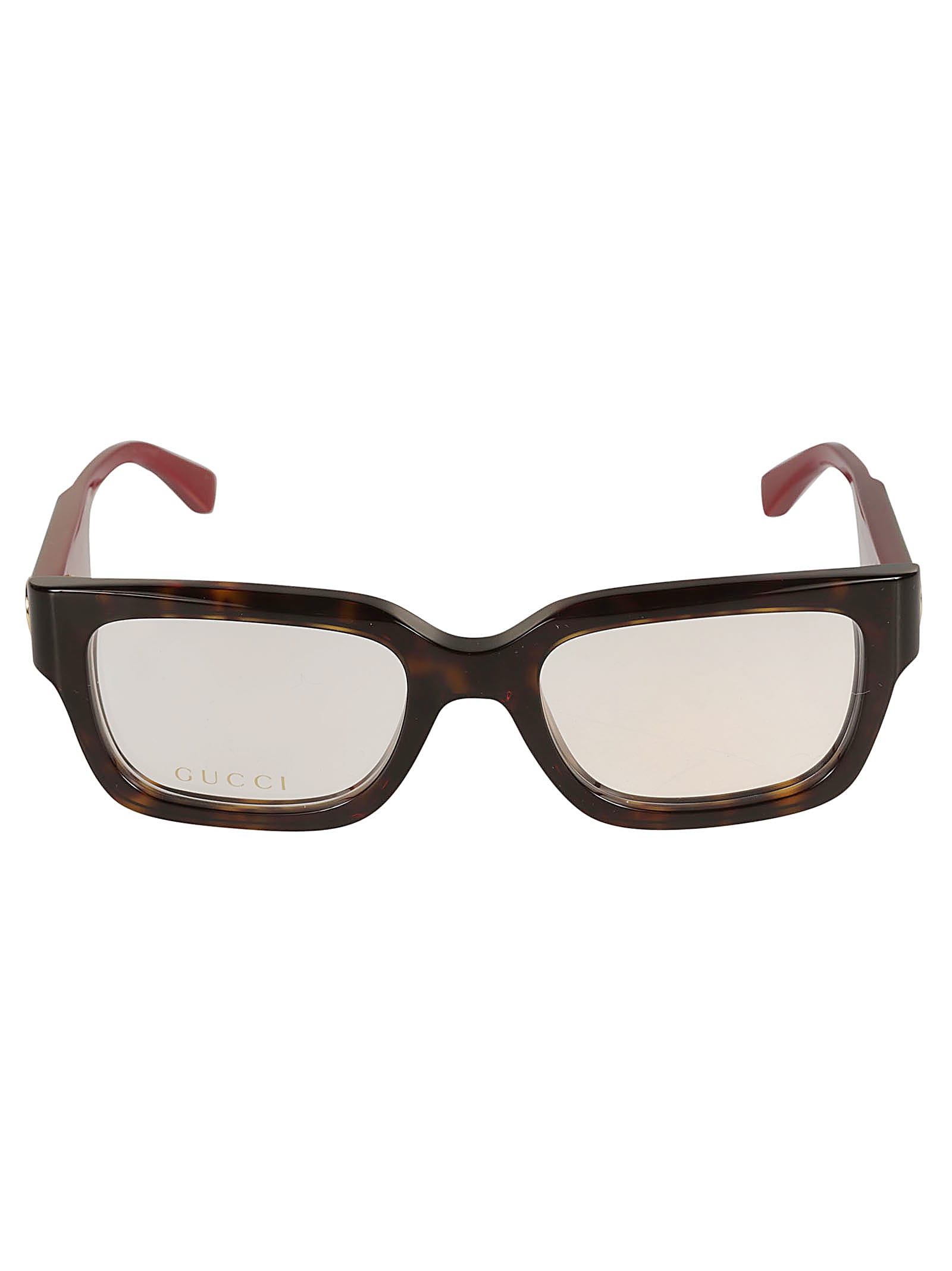 Gucci Eyewear Rectangle Logo Lens Frame