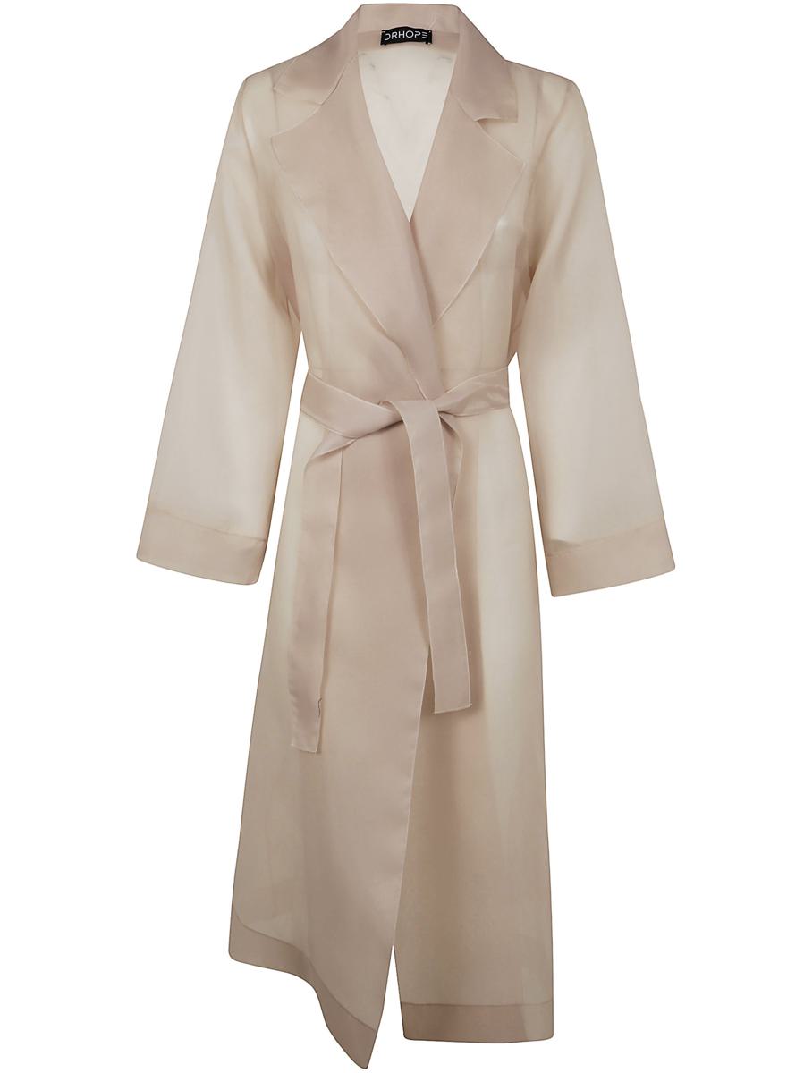 Dr. Hope Belted Windbreaker Trench Clothing