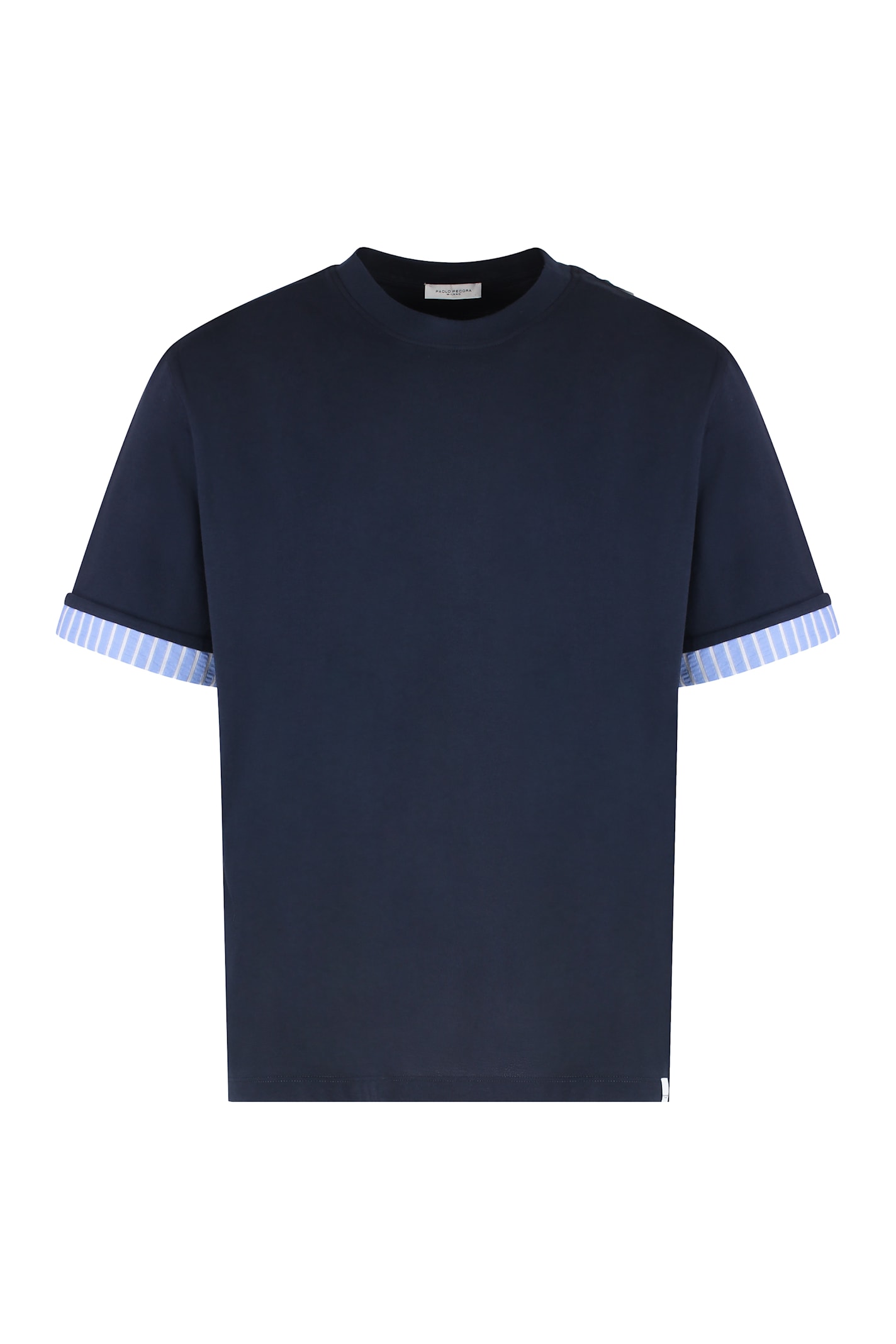 Paolo Pecora Cotton Crew-neck T-shirt