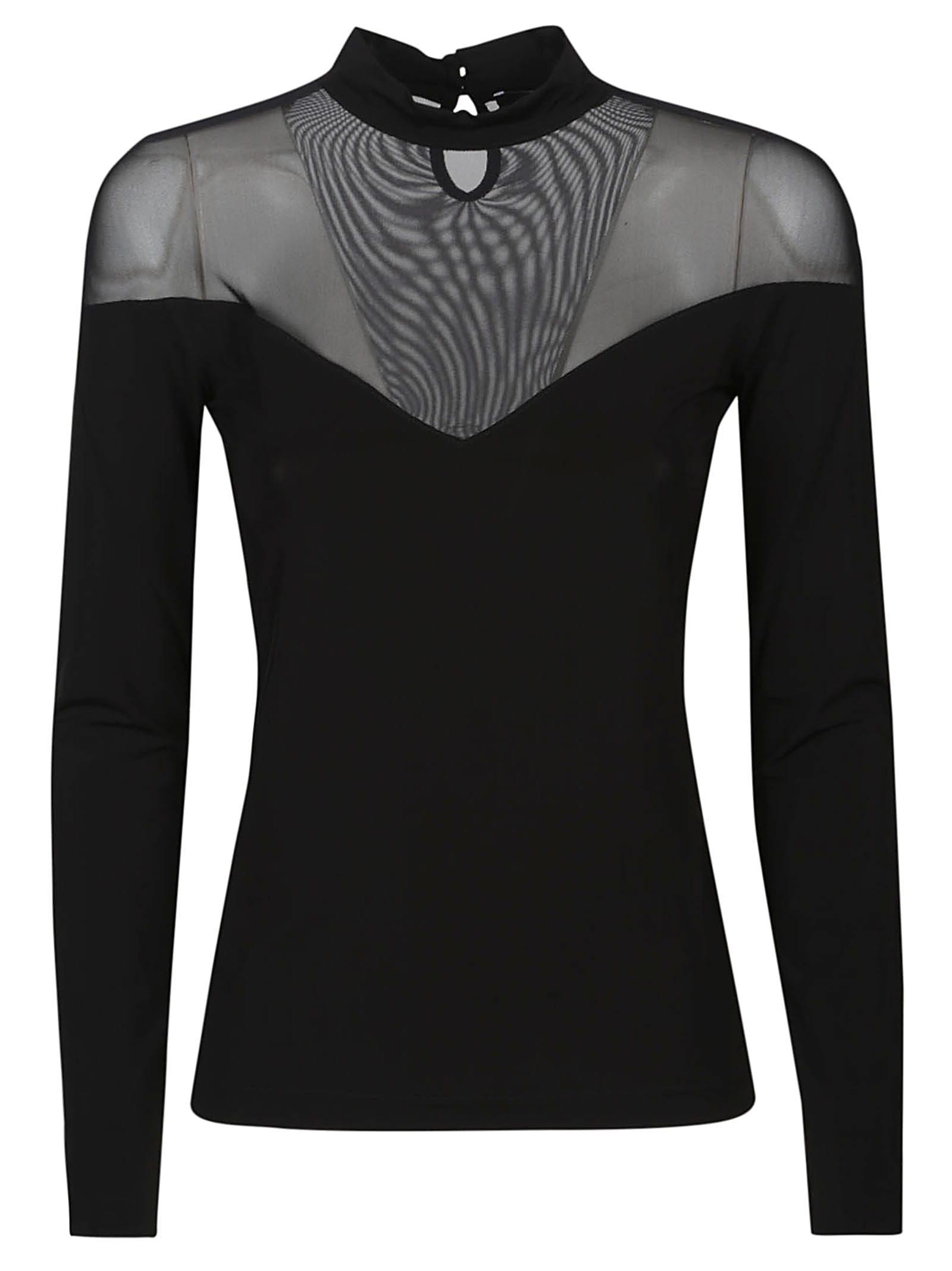 Federica Tosi Long Sleeve V-neck Top