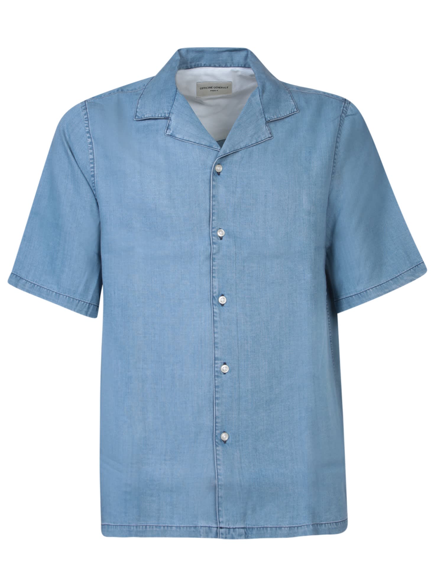Officine Générale Denim Blue Shirt