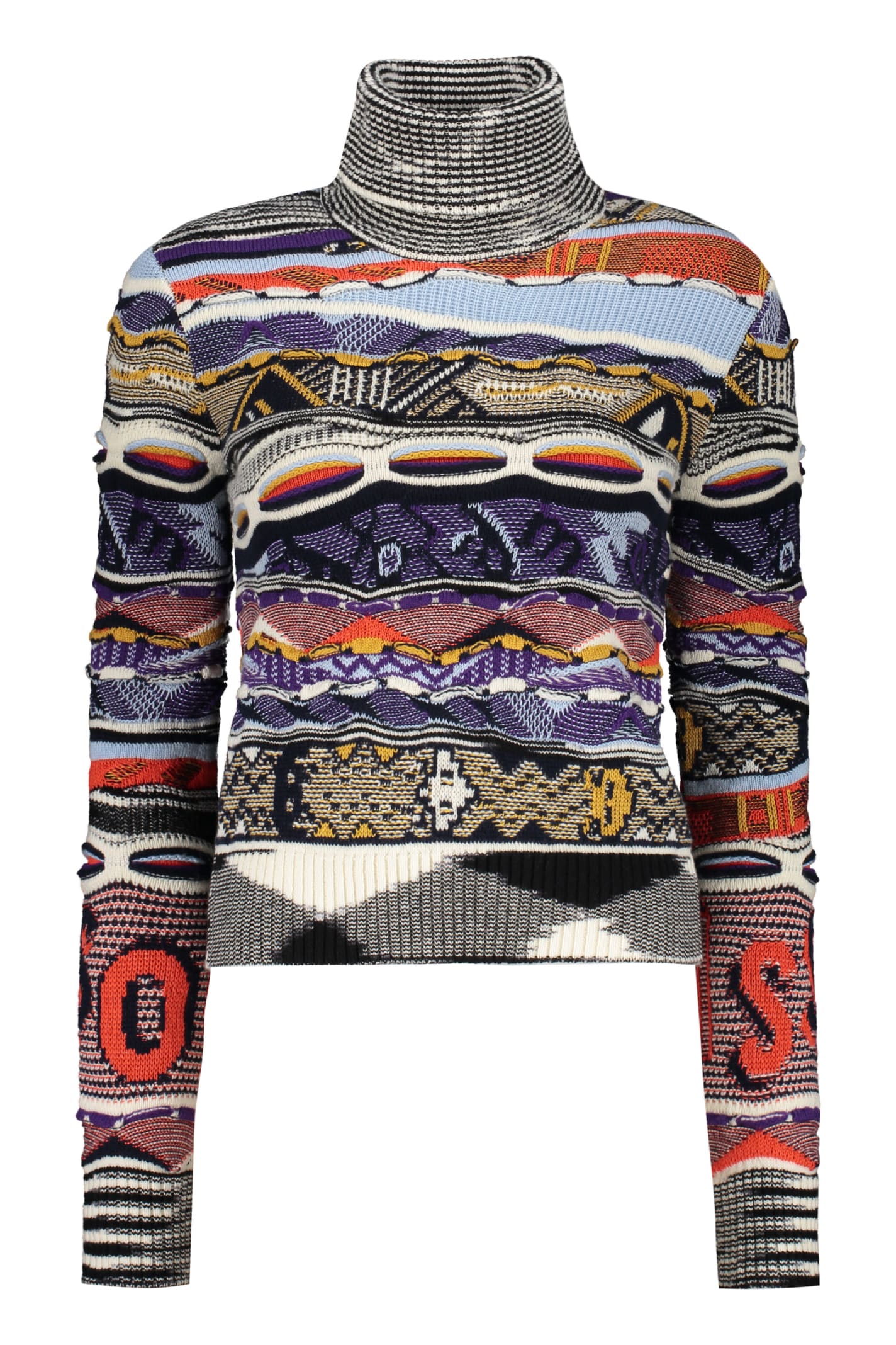 Missoni Wool Blend Turtleneck Sweater