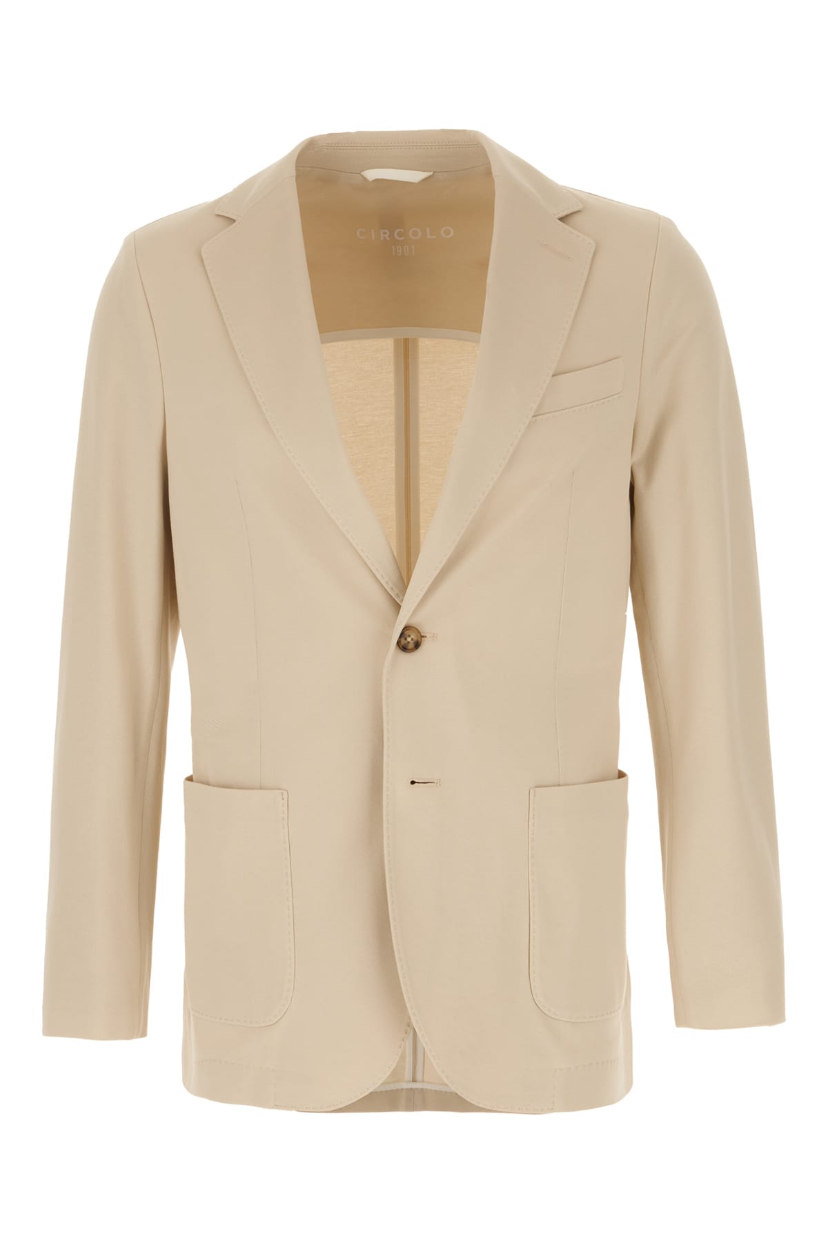 Circolo 1901 Sand Stretch Cotton Blazer
