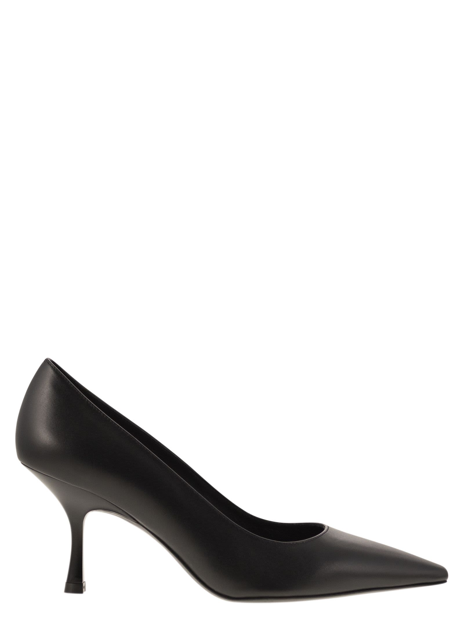 Stuart Weitzman 皮革露跟鞋