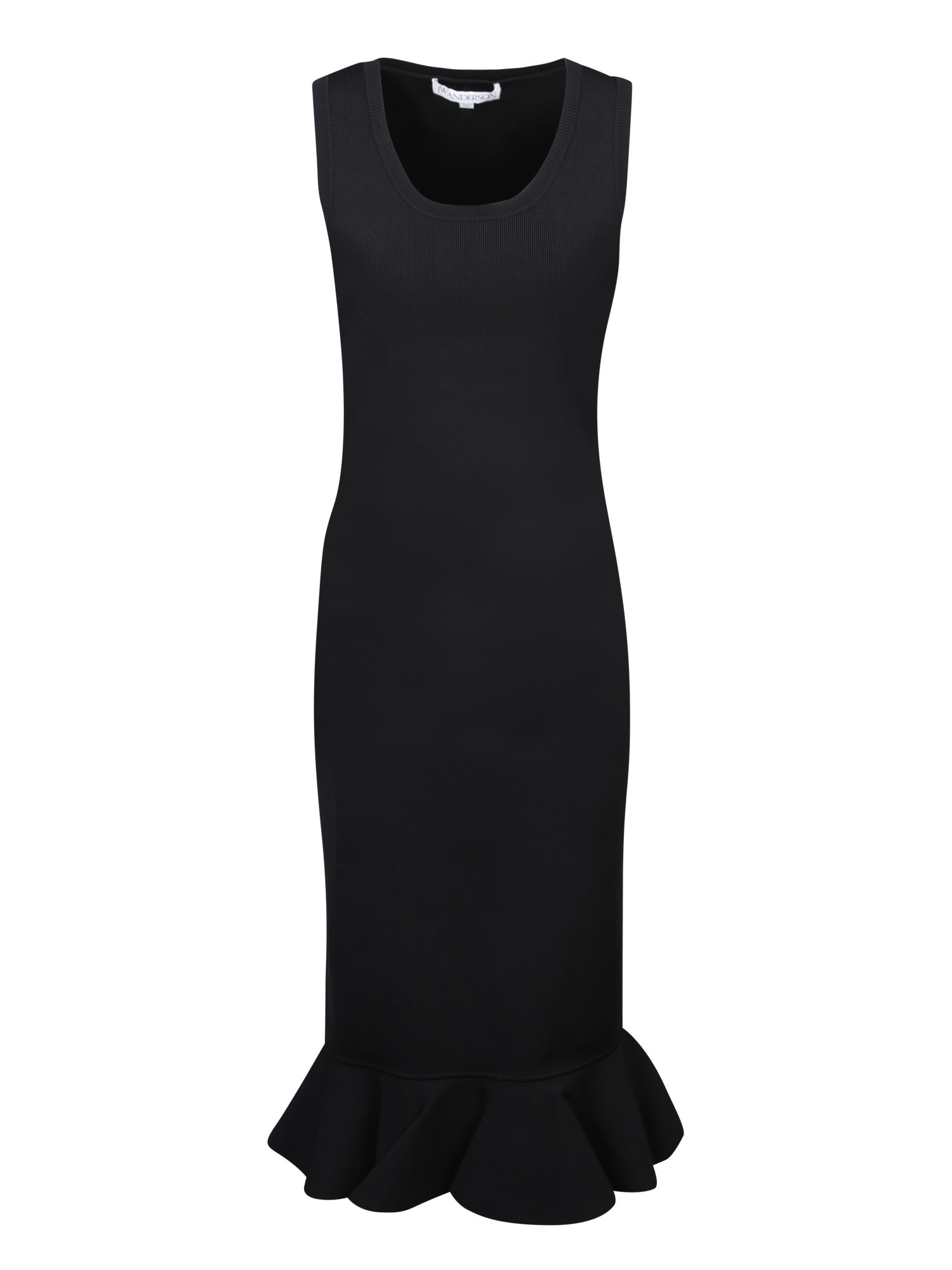 J. W. Anderson Ruffle Black Dress