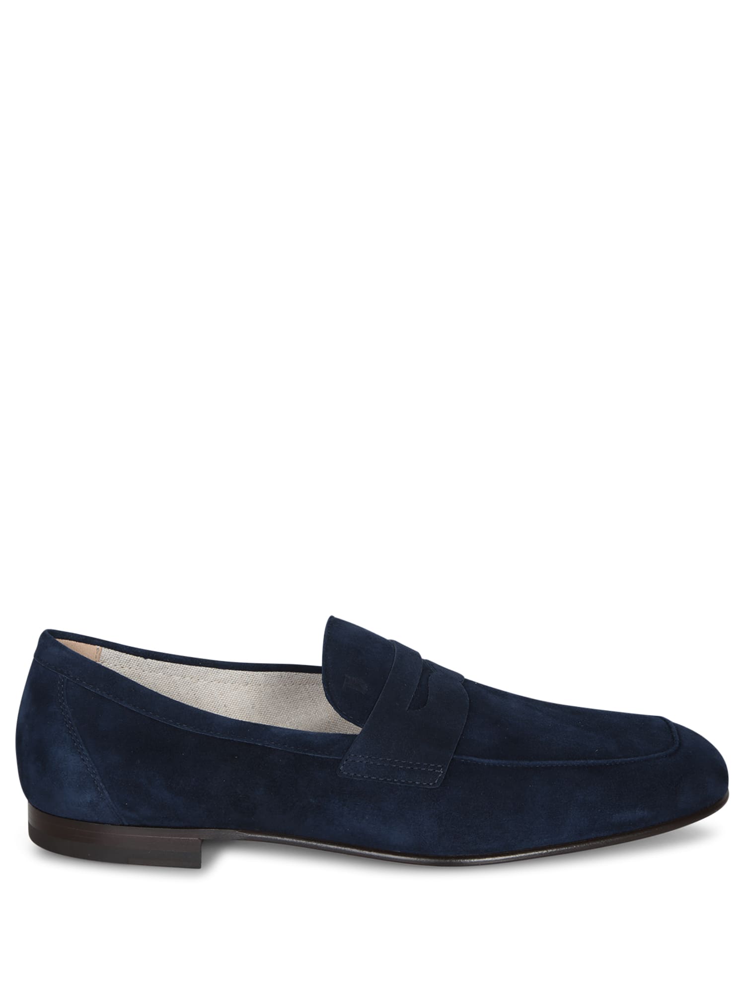 Tod's Destrutt Suede Blue Loafer