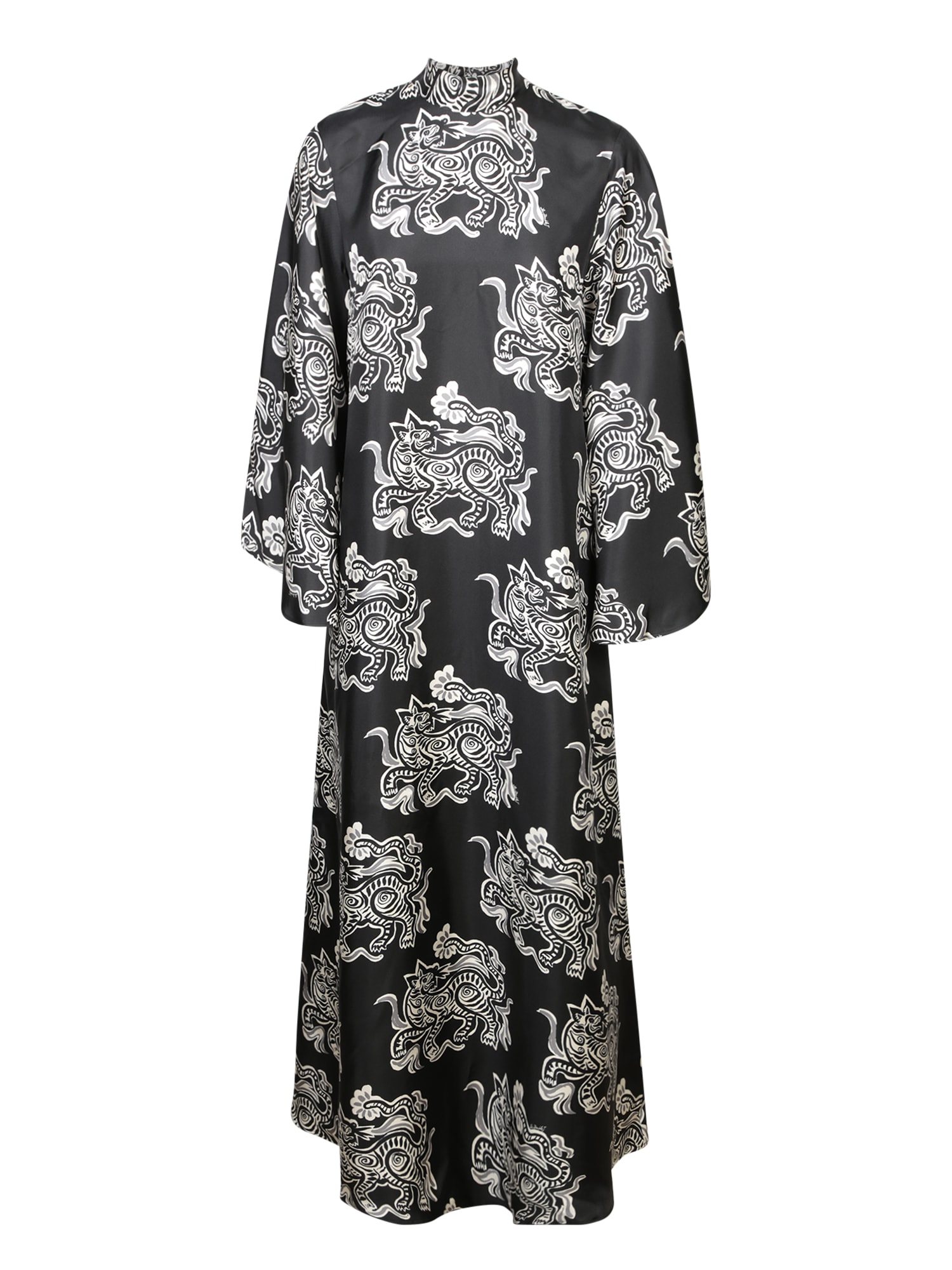 La DoubleJ Magnificent Black And Grey Long Dress