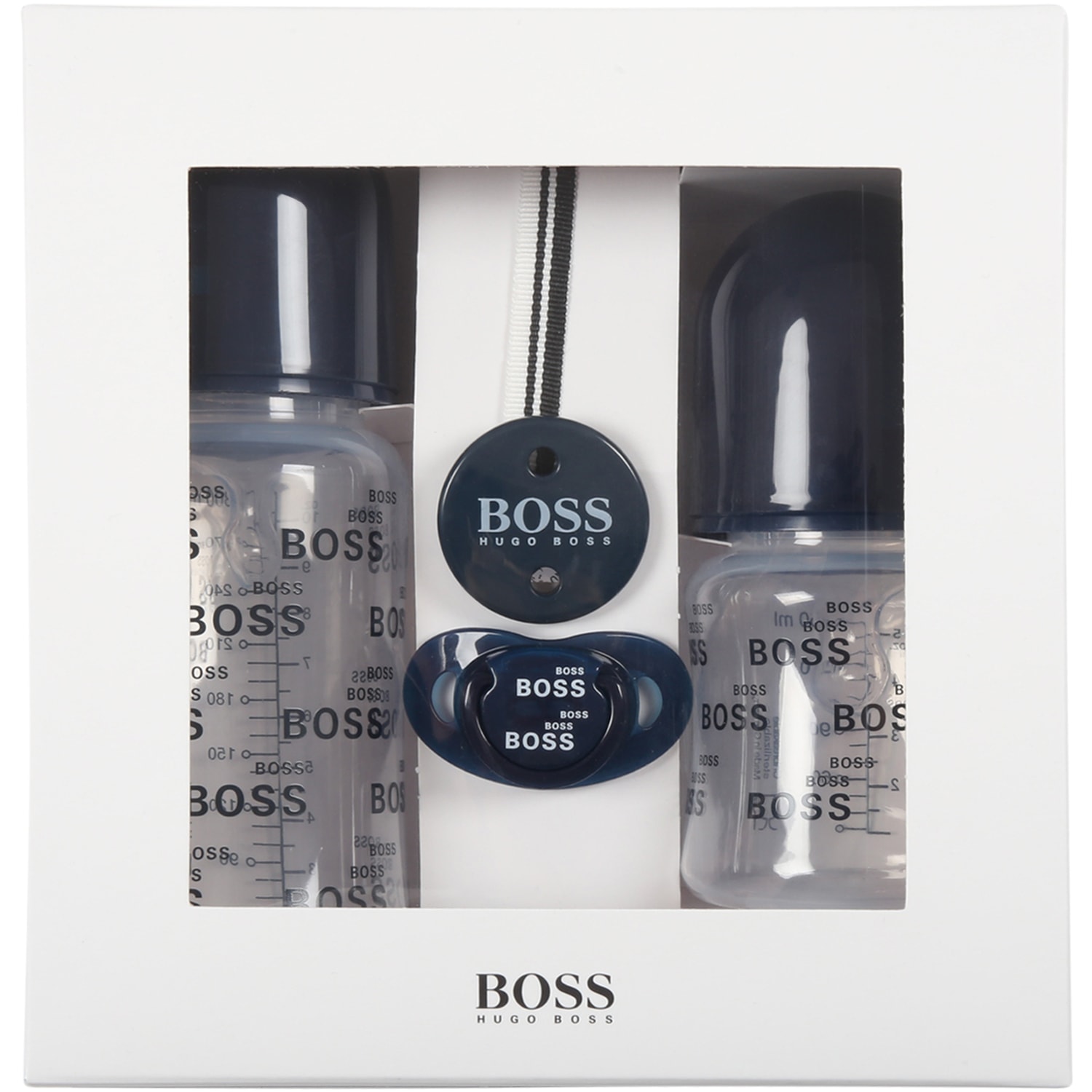 Hugo Boss Blue Set For Baby Boy With Logos