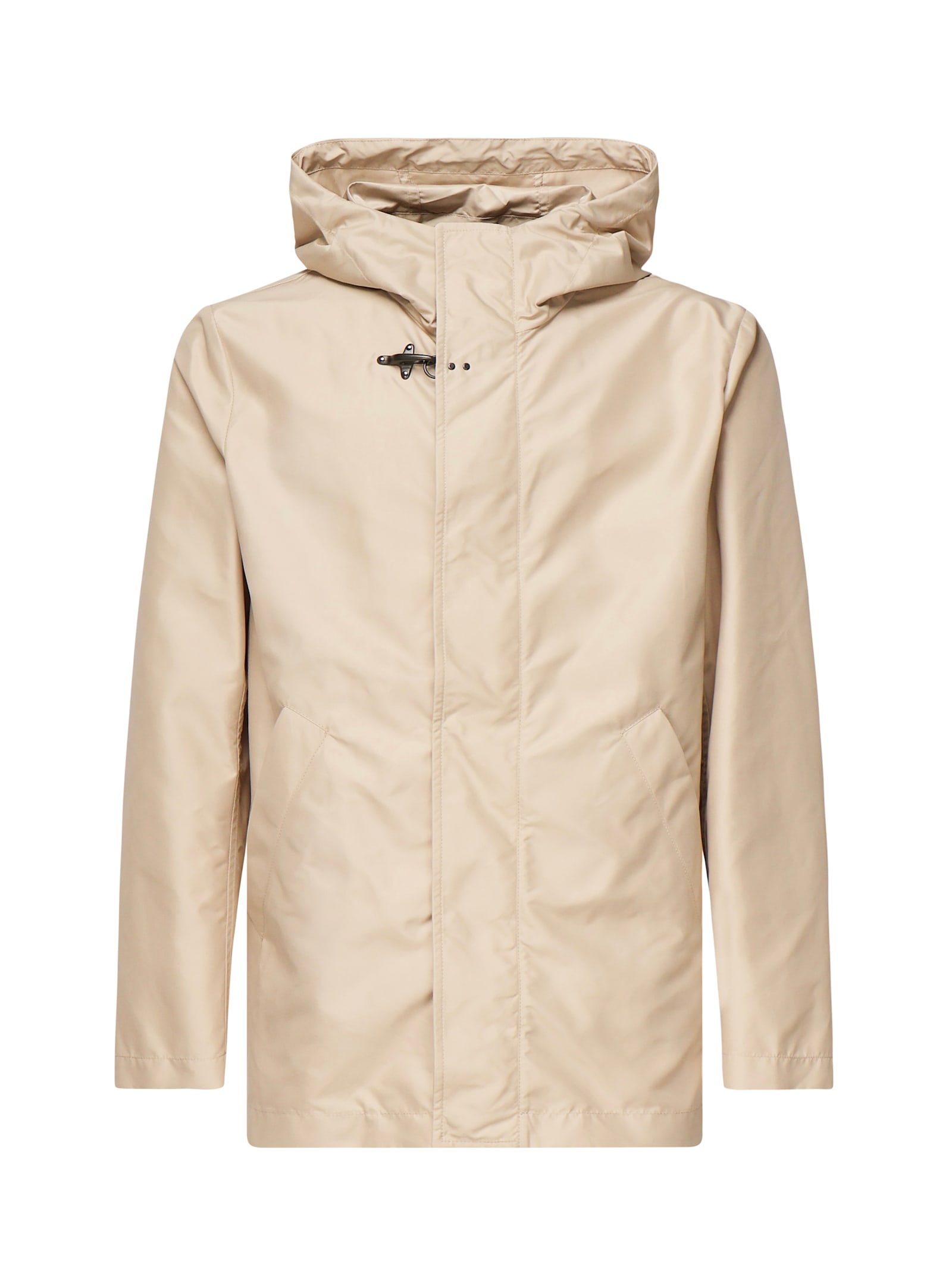 Fay Short Parka In Technical Poplin