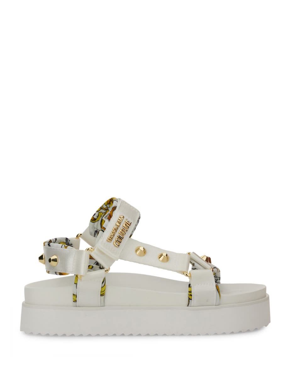 Versace Jeans Couture Sandal With Logo
