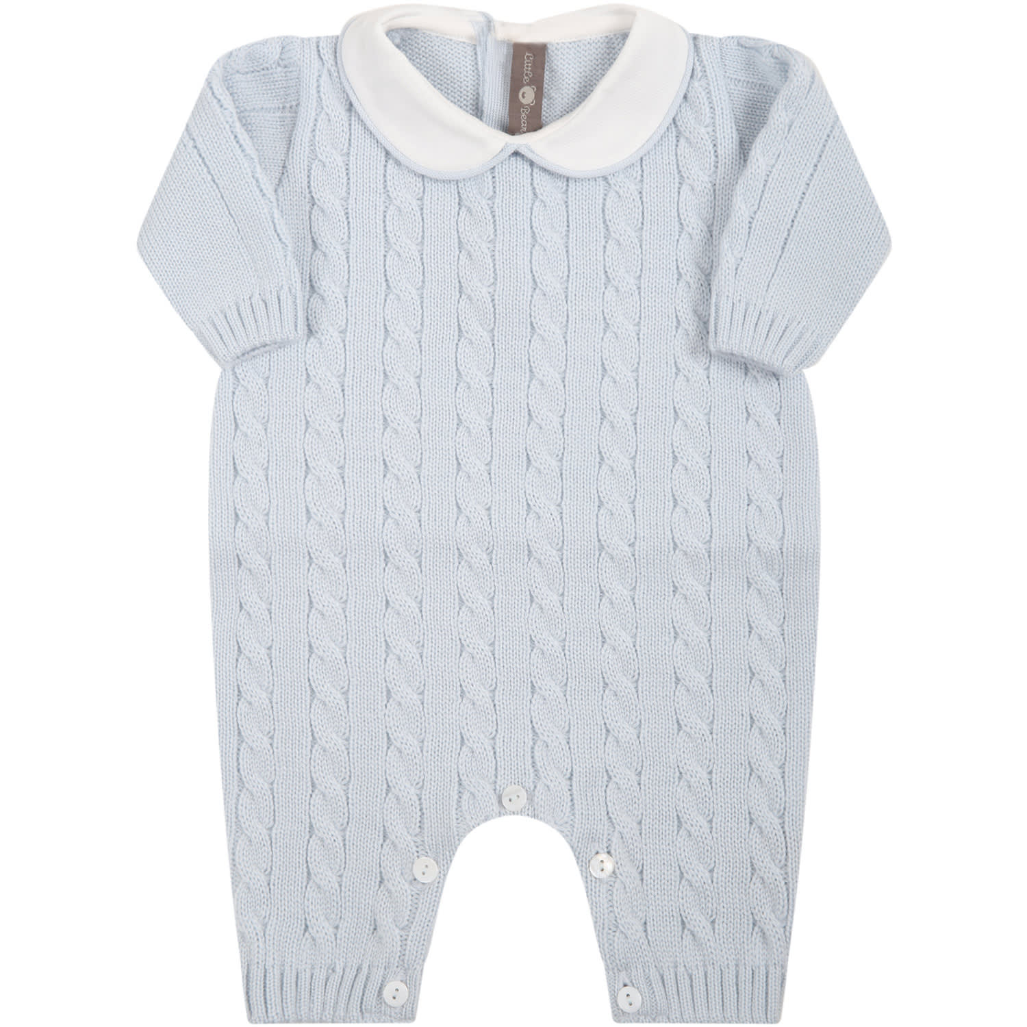 Little Bear Light-blue Babygrow For Baby Boy