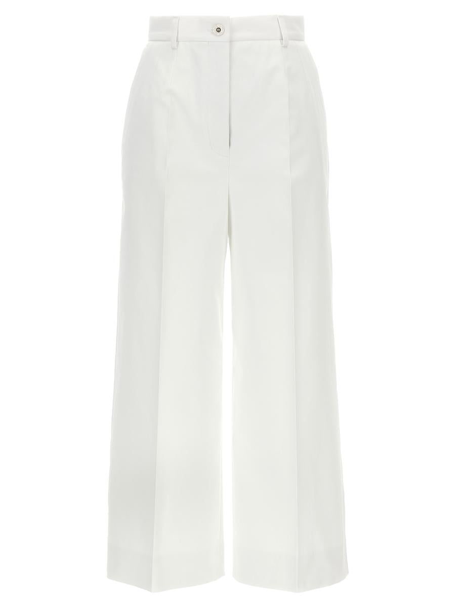 Dolce & Gabbana High Waist Cotton Pants