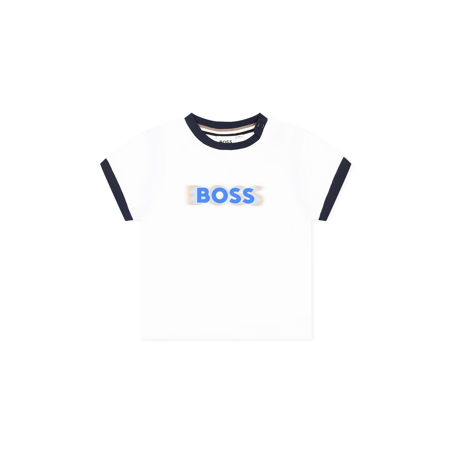 Hugo Boss White T-shirt For Baby Boy With Logo