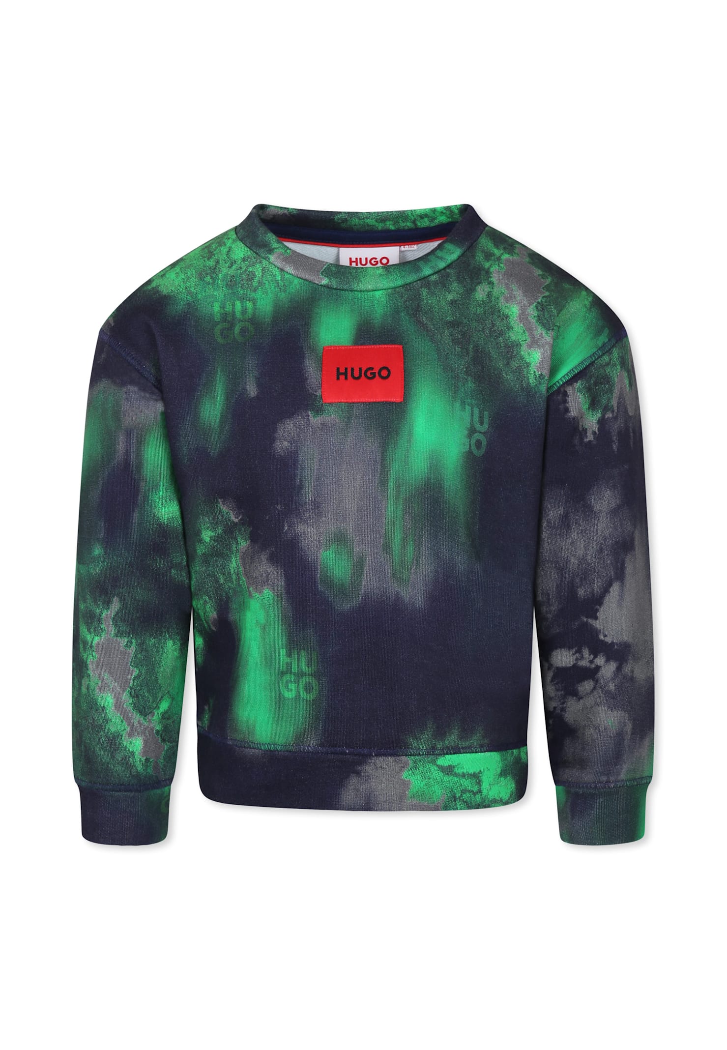Hugo Boss Blue Sweatshirt For Boy With Logo