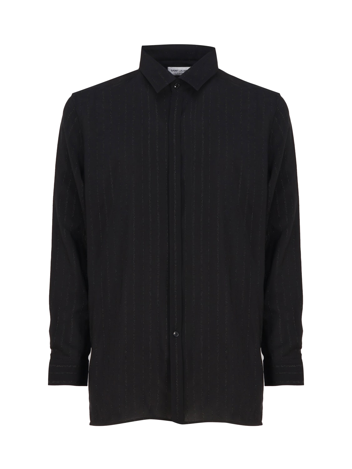 Saint Laurent Shirt With Buttons And Pointed Collar