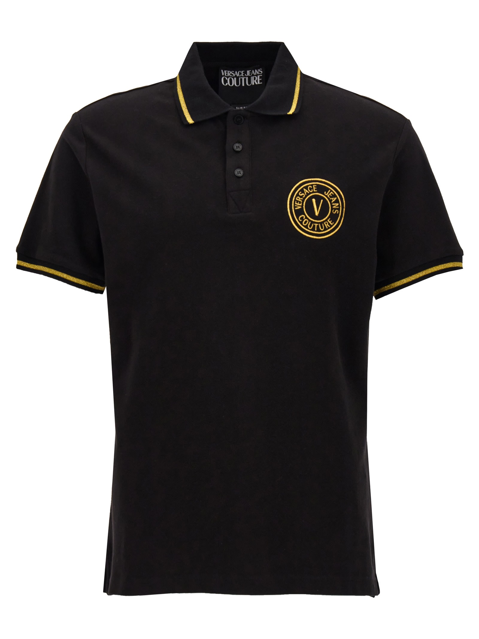 Versace Jeans Couture Logo Embroidery Polo Shirt