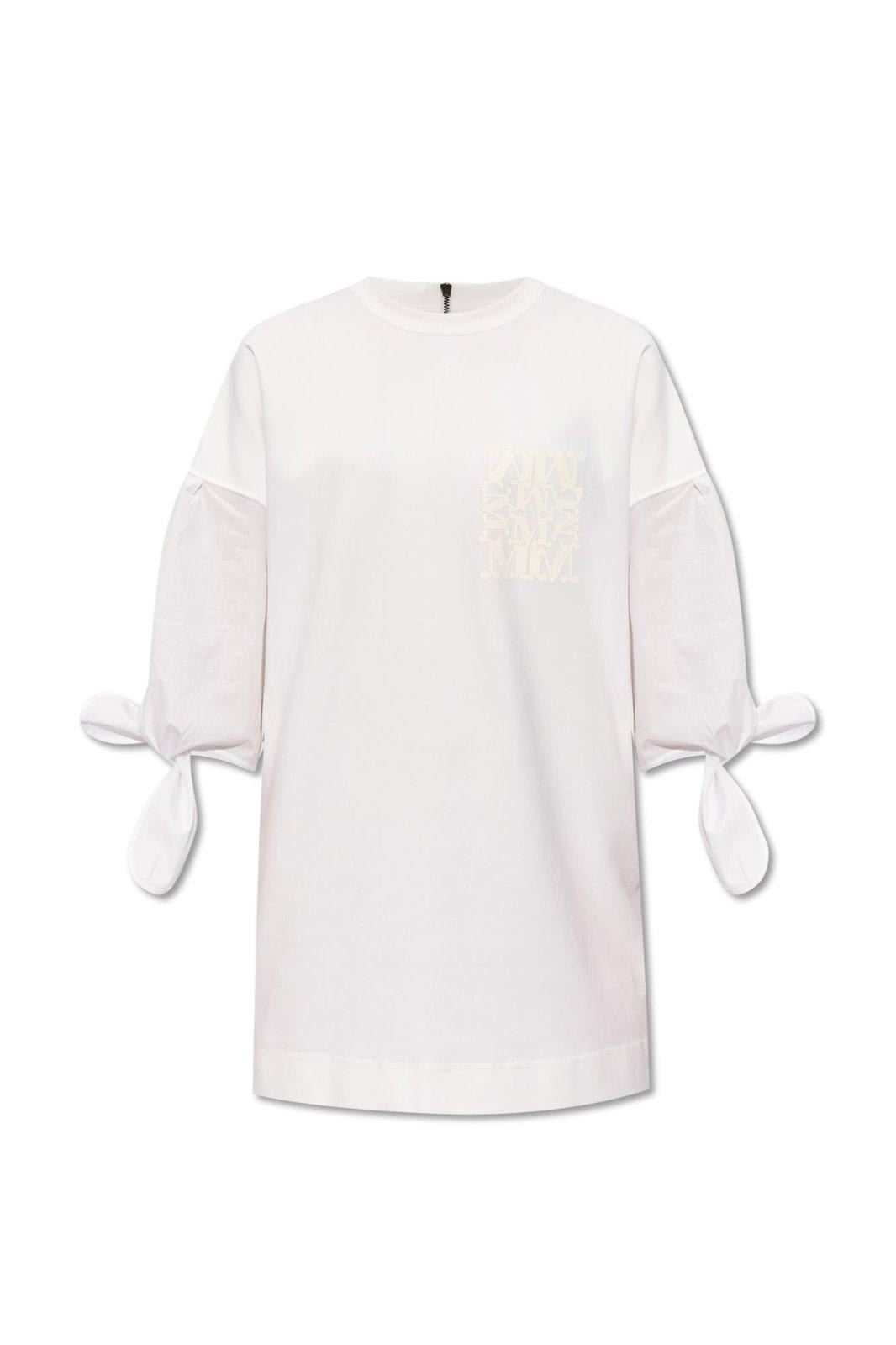Max Mara Logo Printed Dress