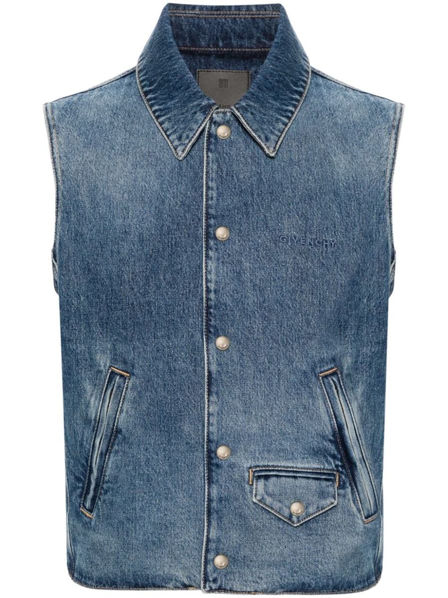 Givenchy Denim Cotton Vest
