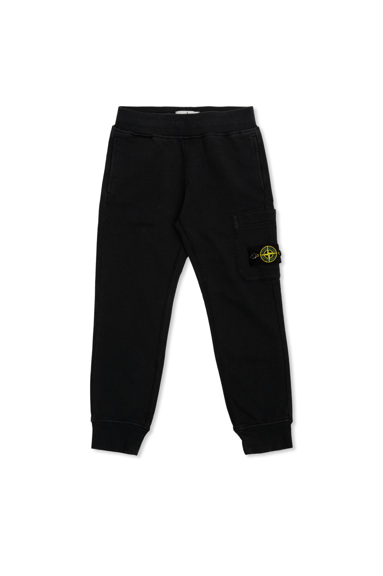 Stone Island Kids Pants With Logo