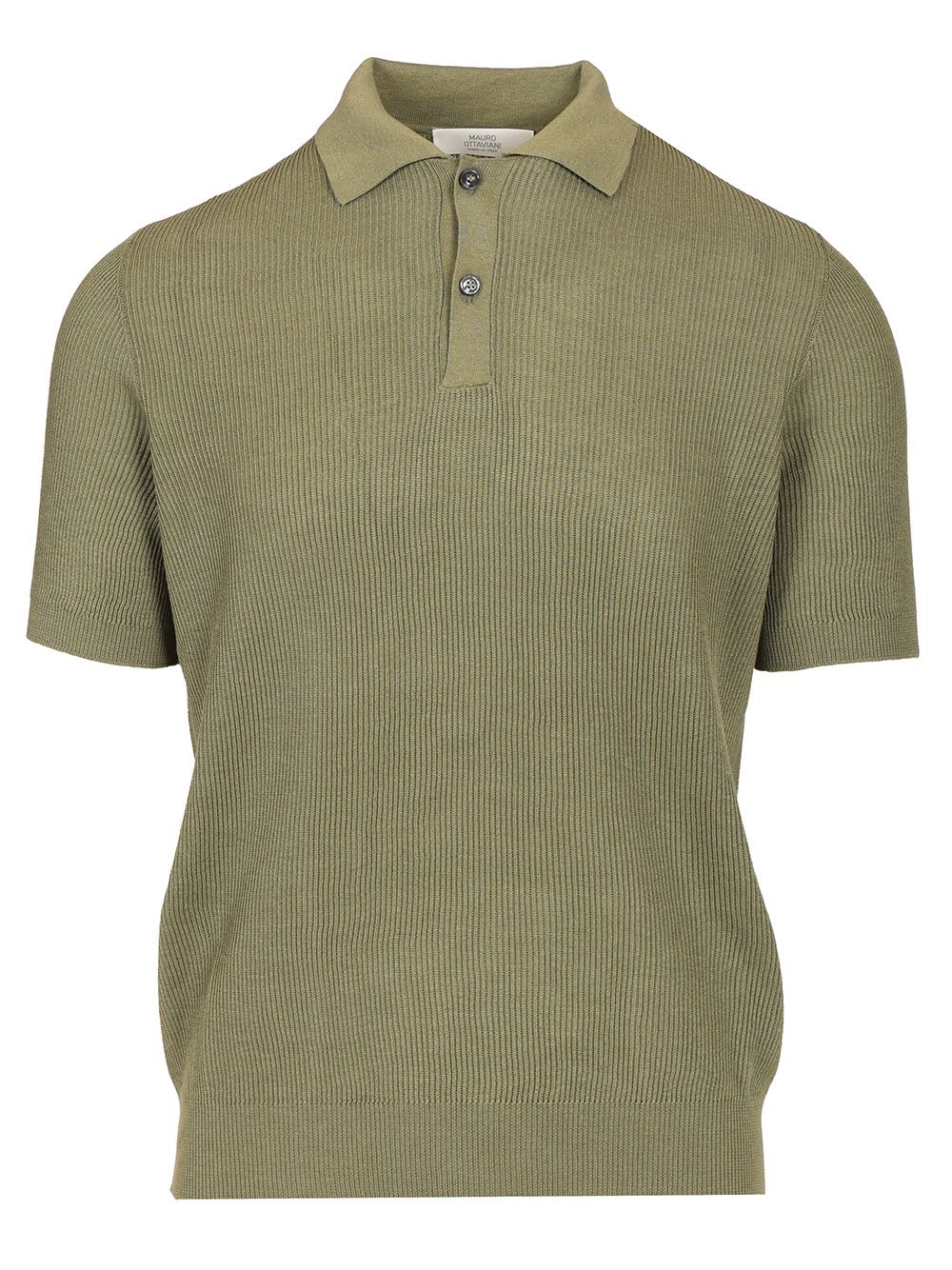 Mauro Ottaviani Ribbed Polo Shirt