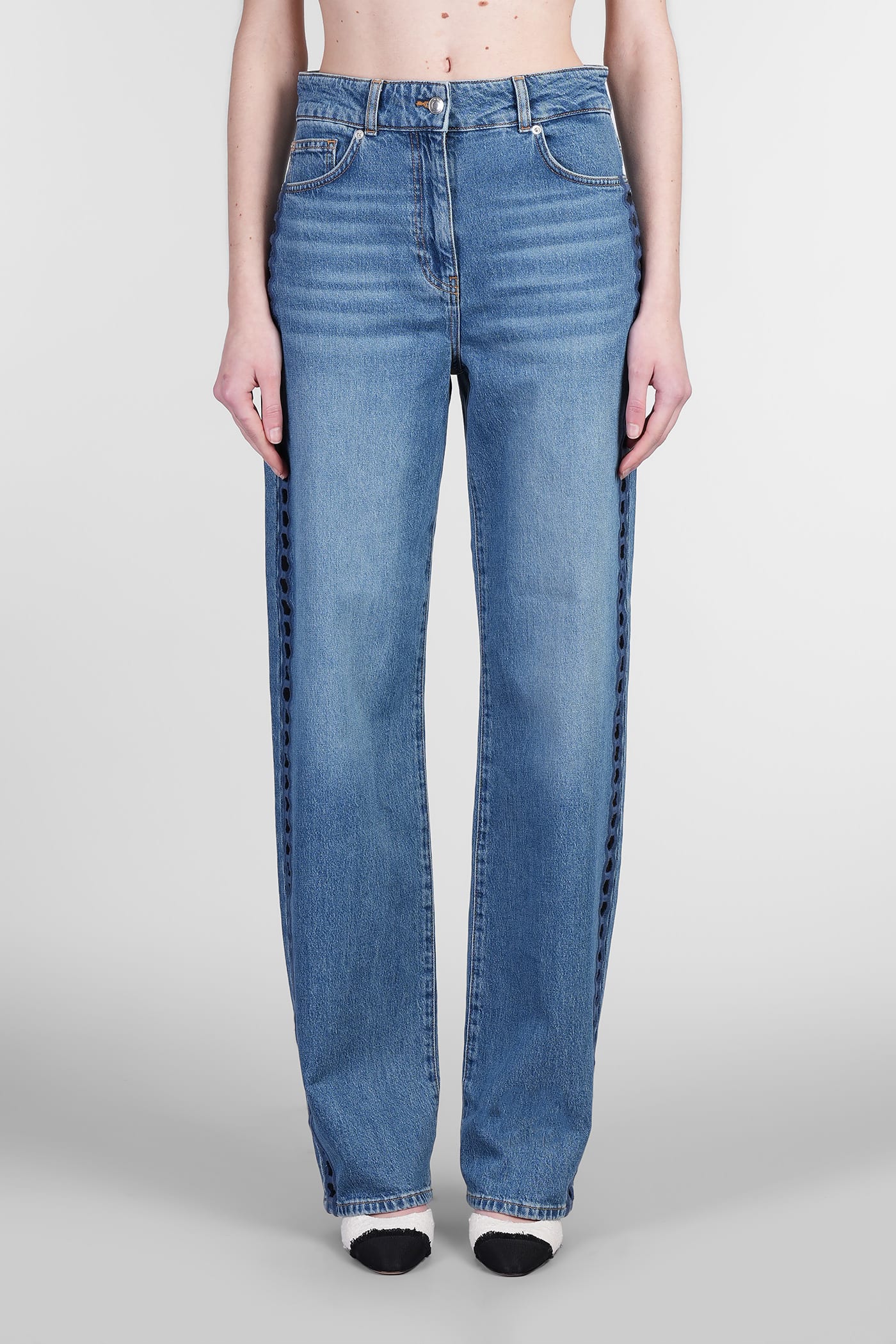 IRO Gotz2 Jeans In Blue Cotton