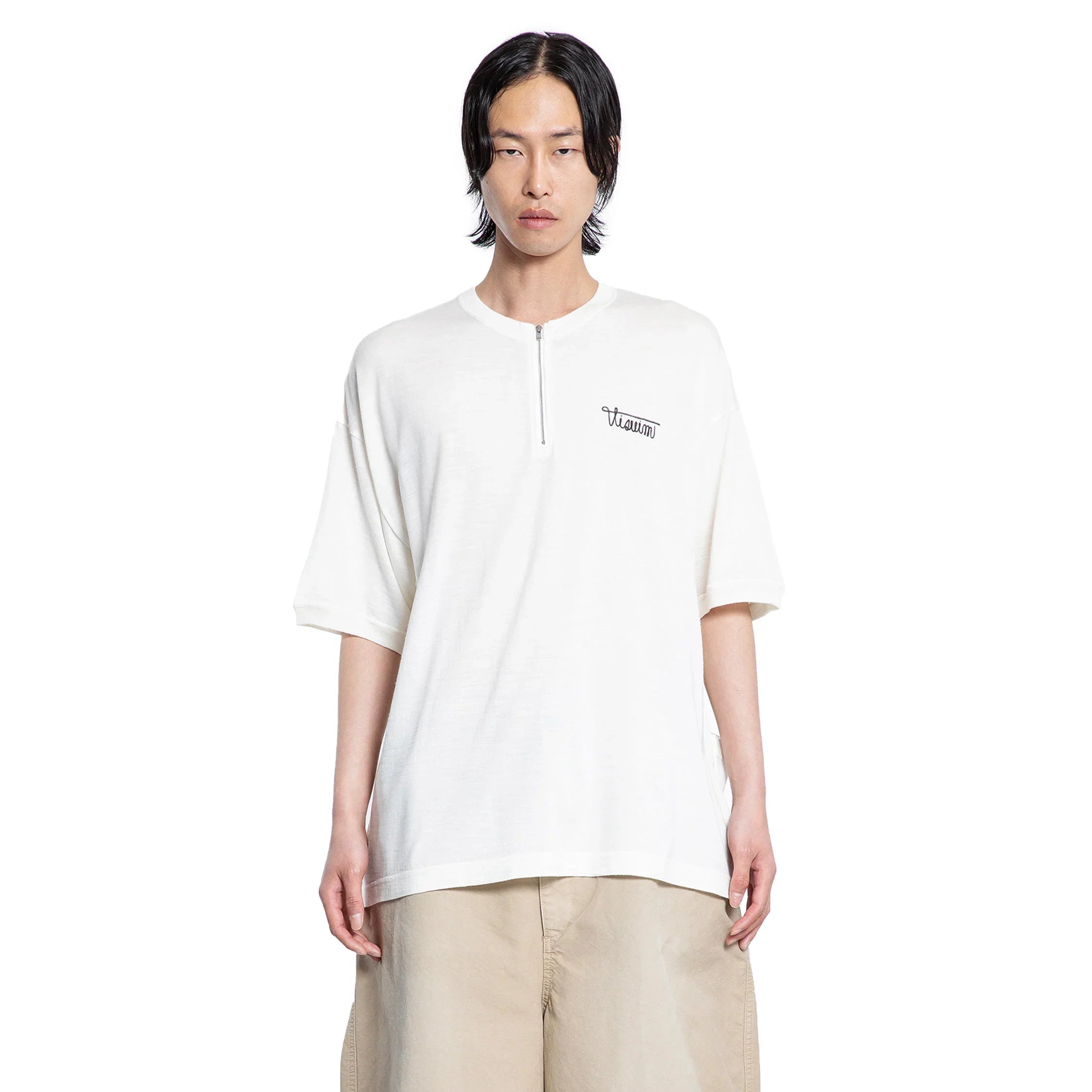 VISVIM MAN OFF-WHITE T-SHIRTS & TANK TOPS