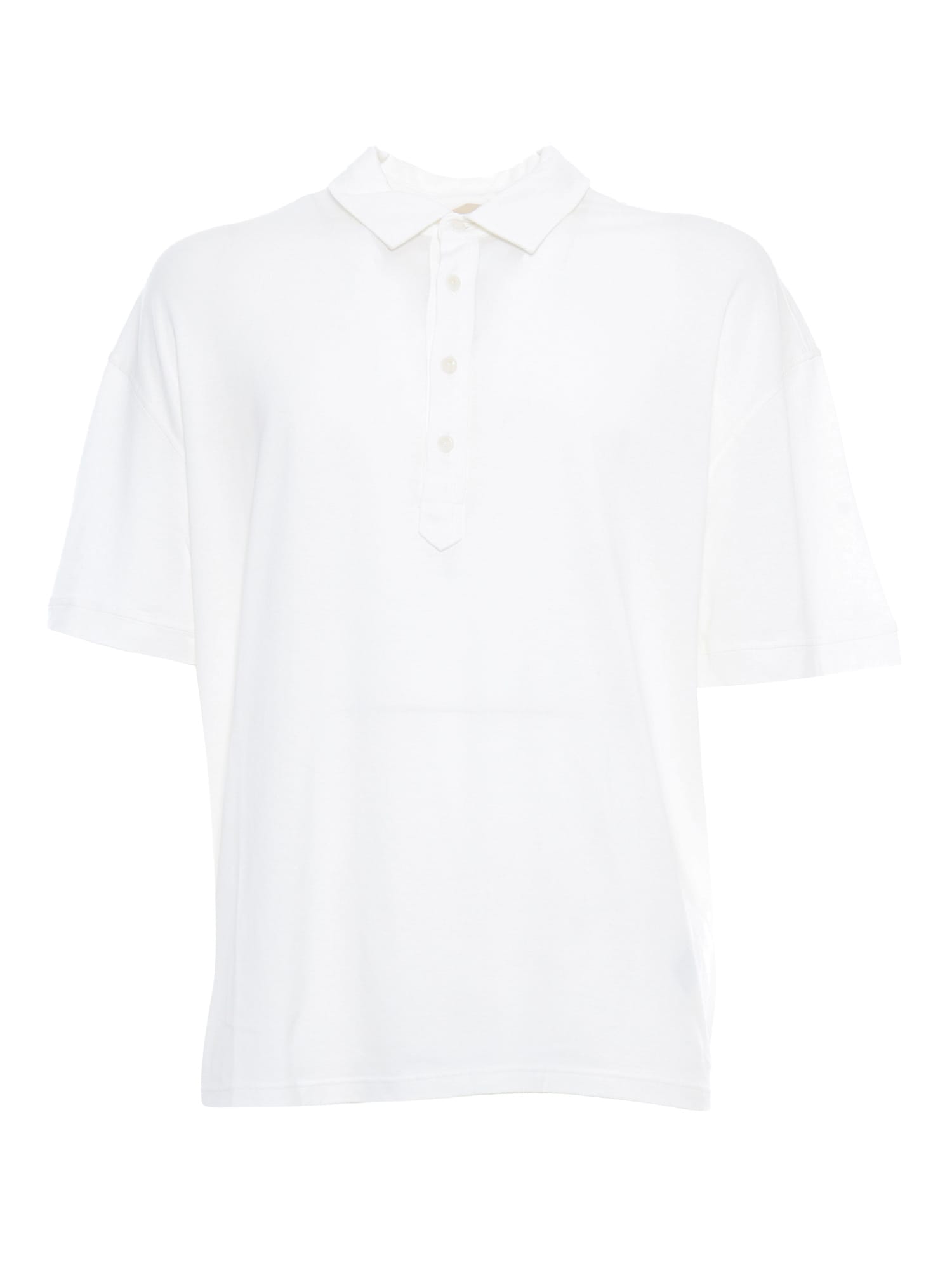 Ten C White Polo