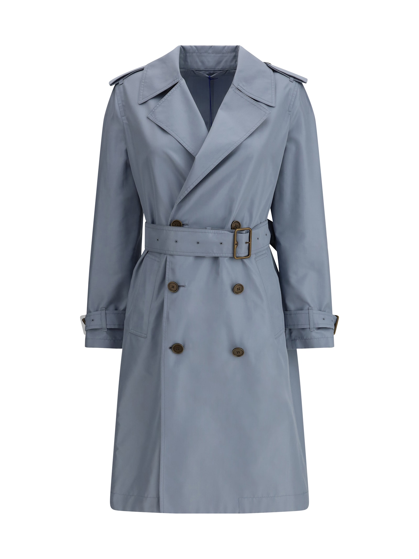Burberry Silk Long Trench Coat