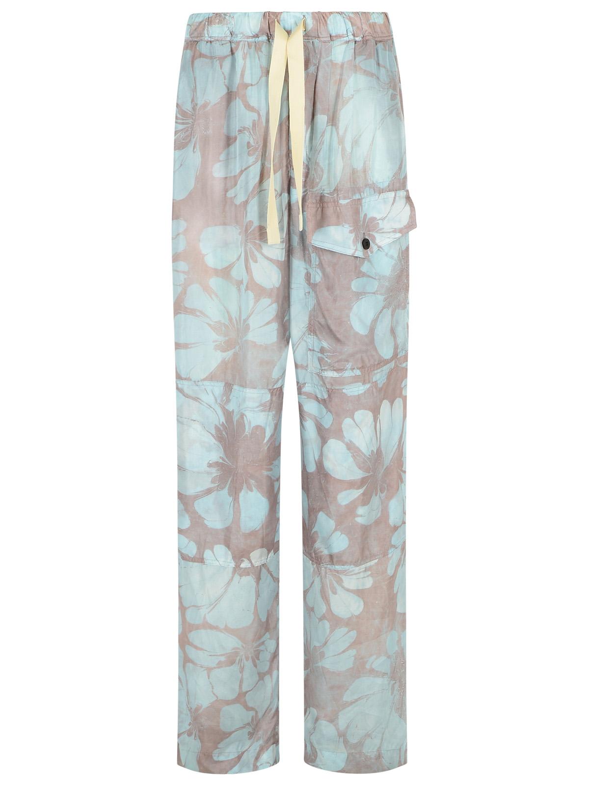 Dries Van Noten pannoch Blue Viscose Pants