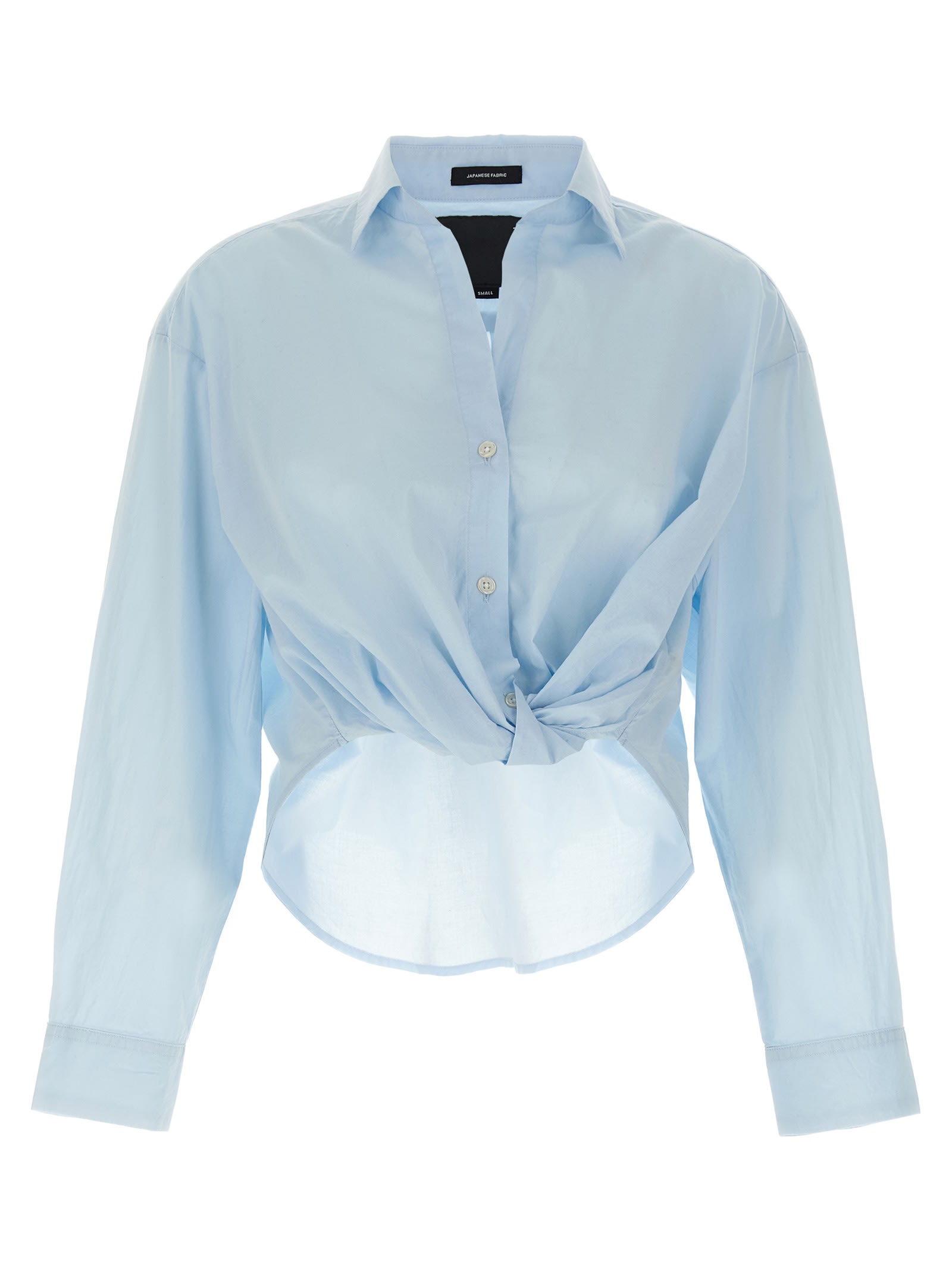 R13 twisted Front Shirt Shirt