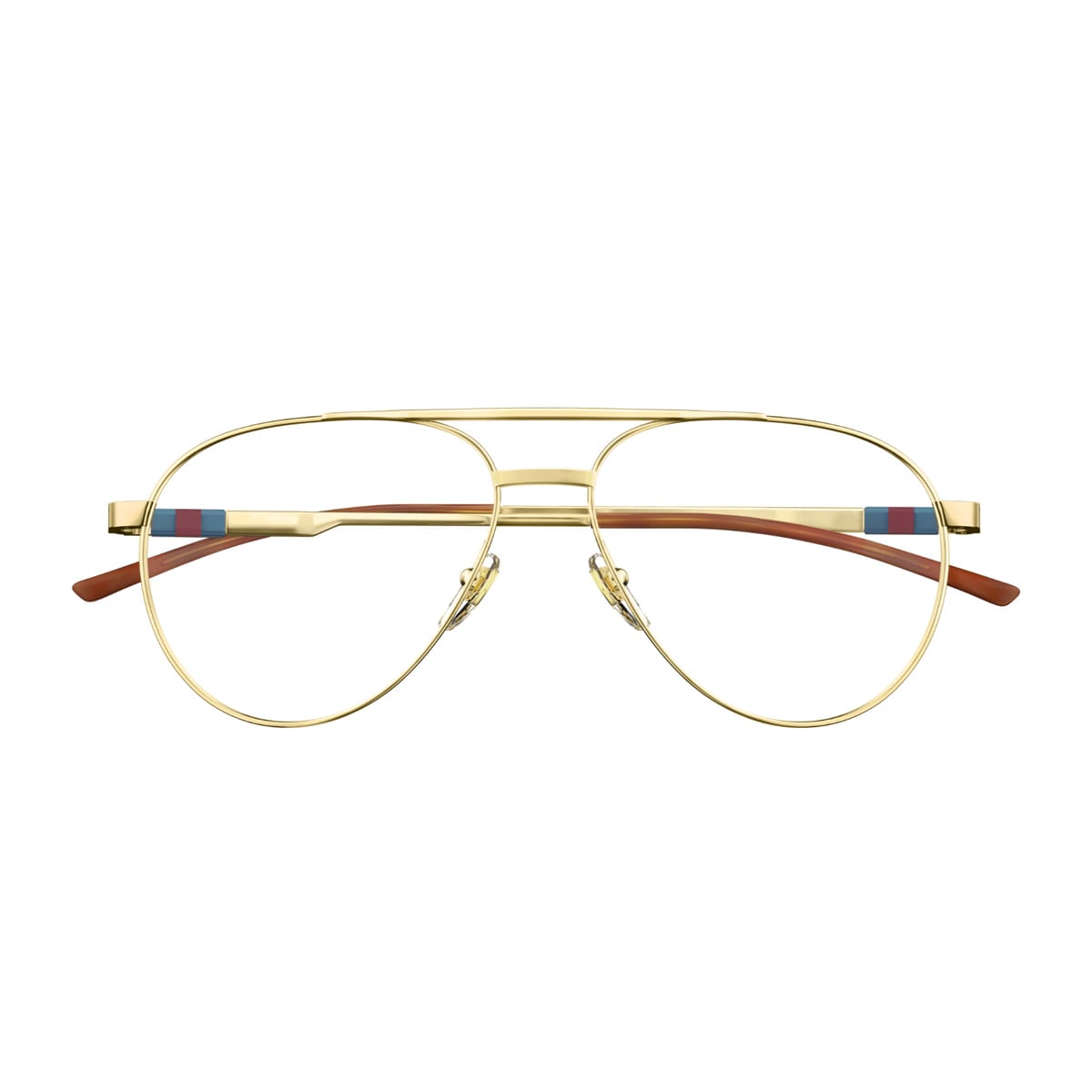 Gucci Eyewear Gucci Gg1679o Linea Web 002 Gold Glasses