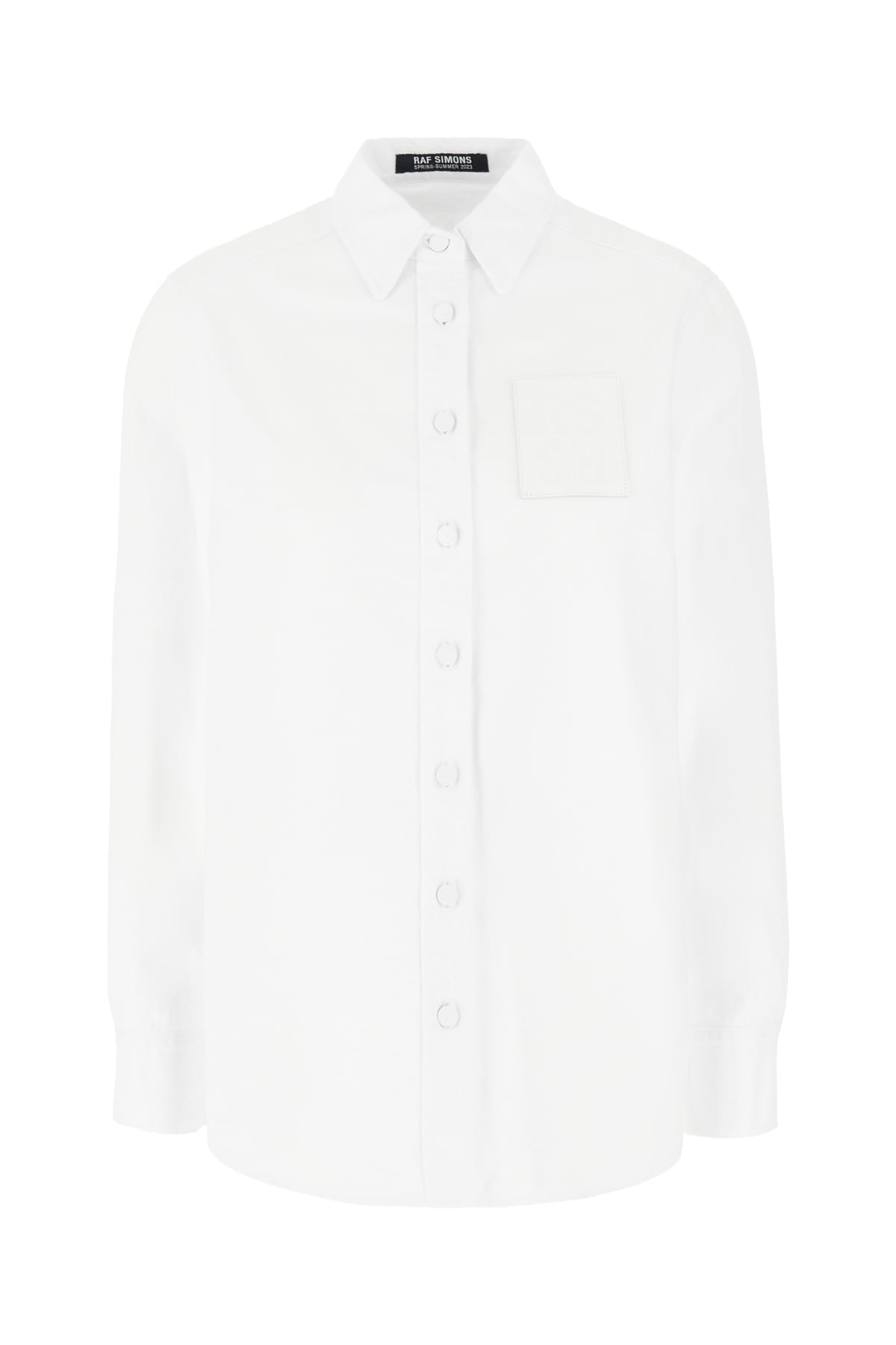 Raf Simons White Poplin Shirt