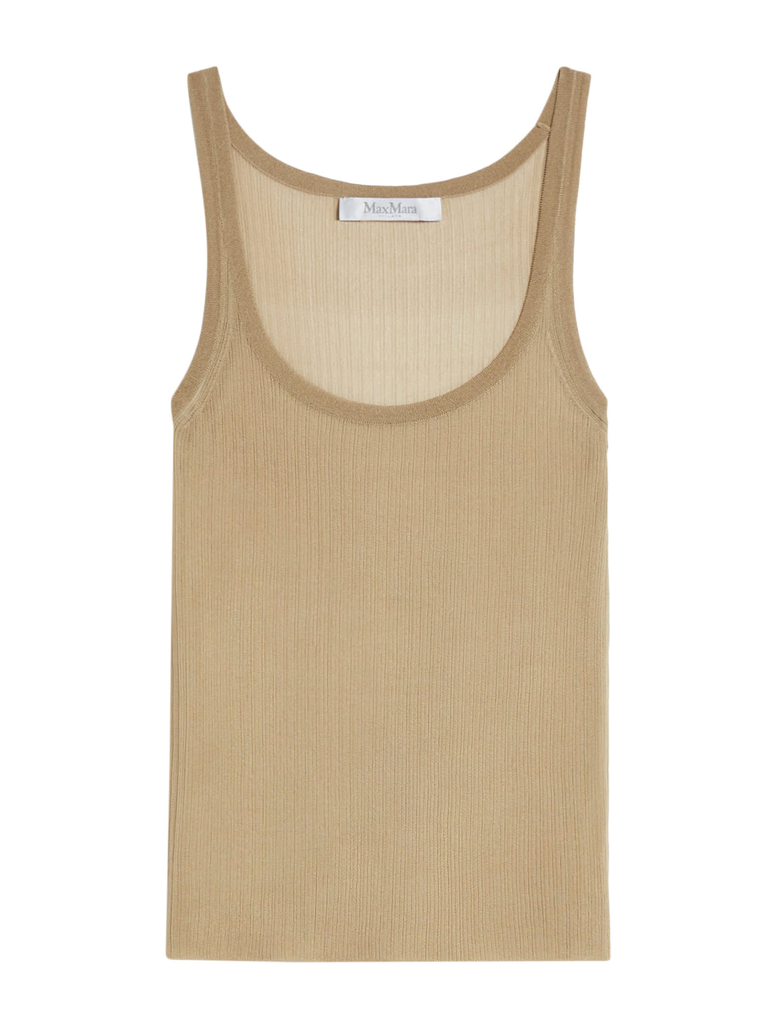 Max Mara Sleeveless Ribbed Top