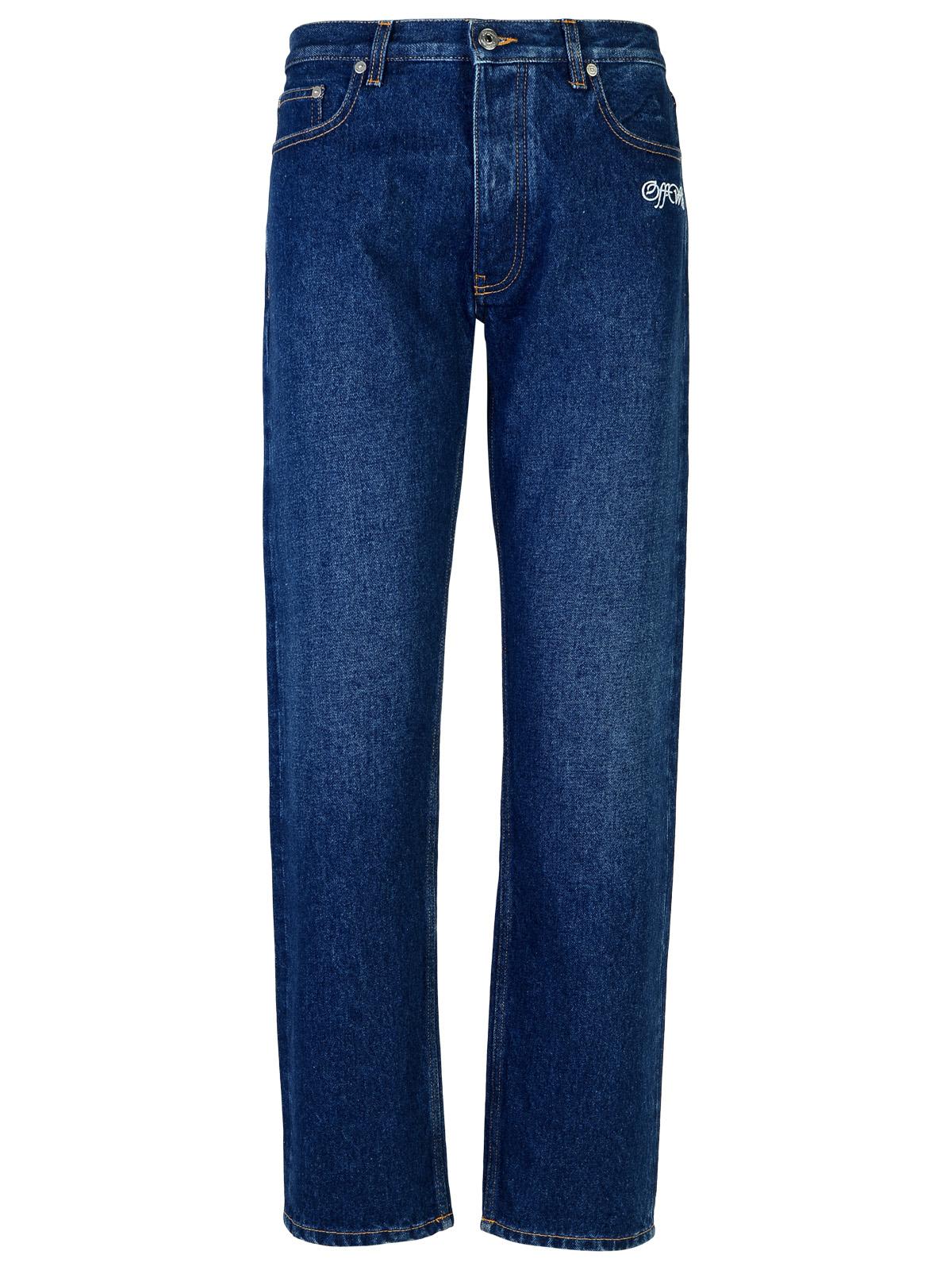 Off-White Tapered Cotton Jeans