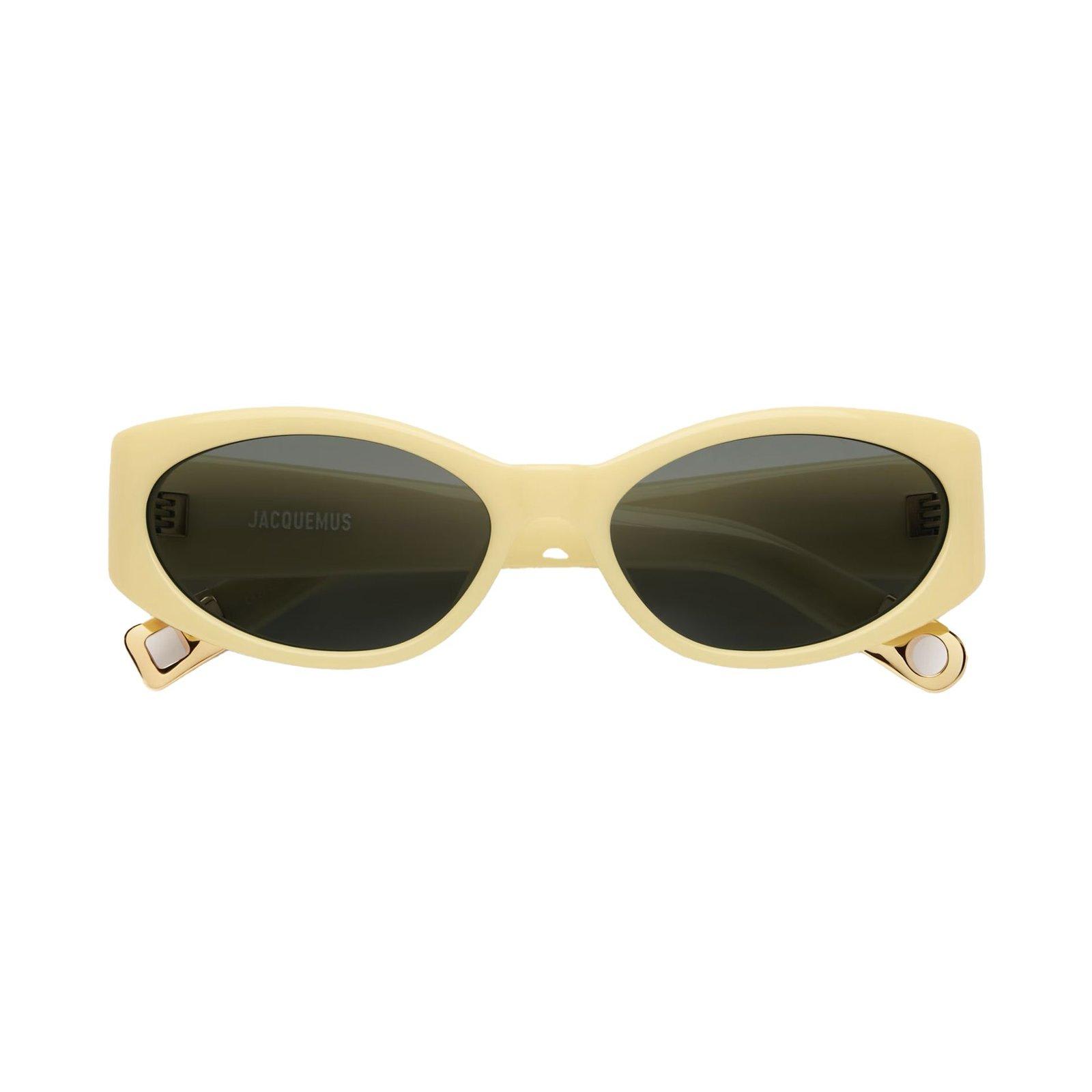 Jacquemus Oval Frame Sunglasses