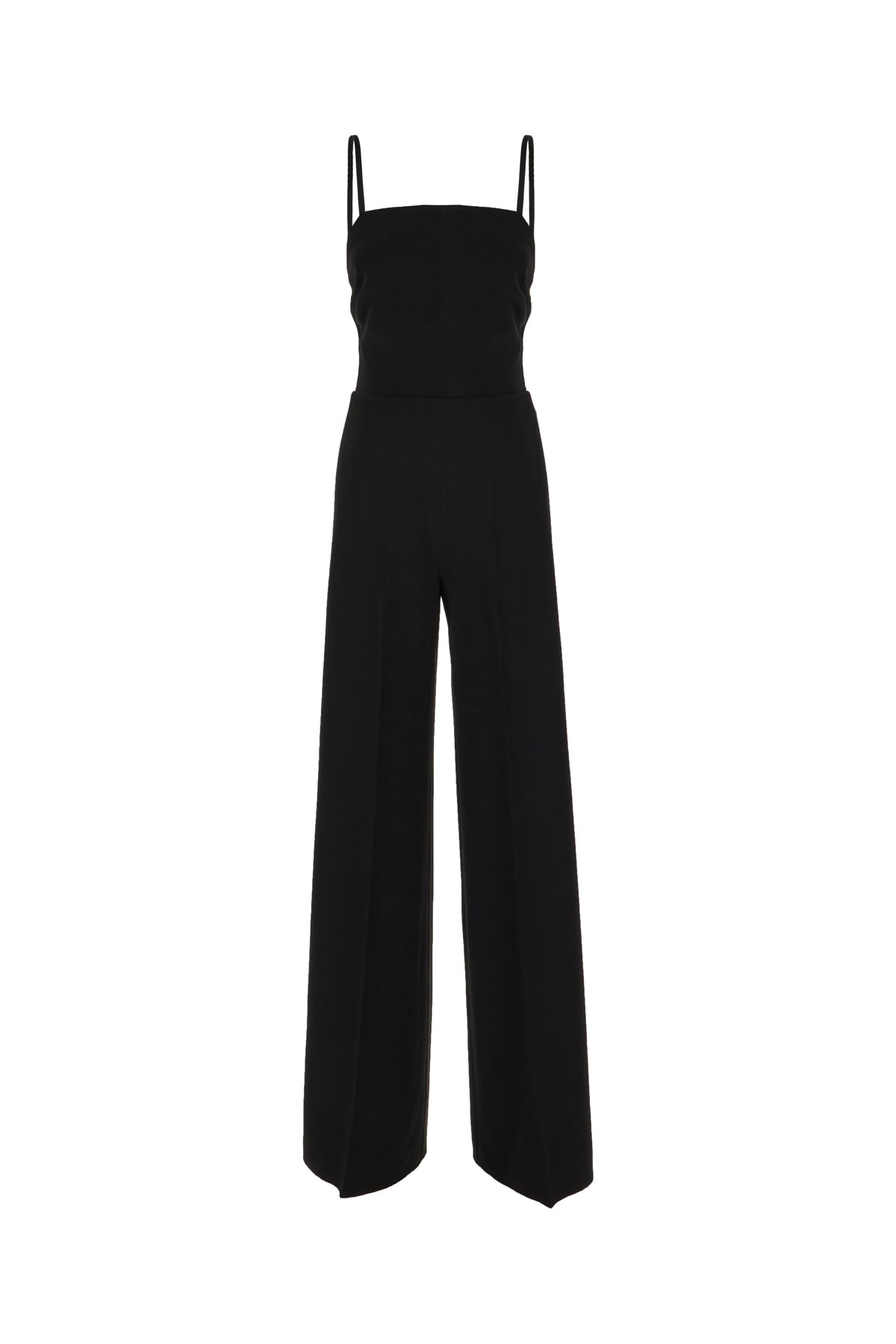 Max Mara Pianoforte Black Triacetate Blend Jumpsuit