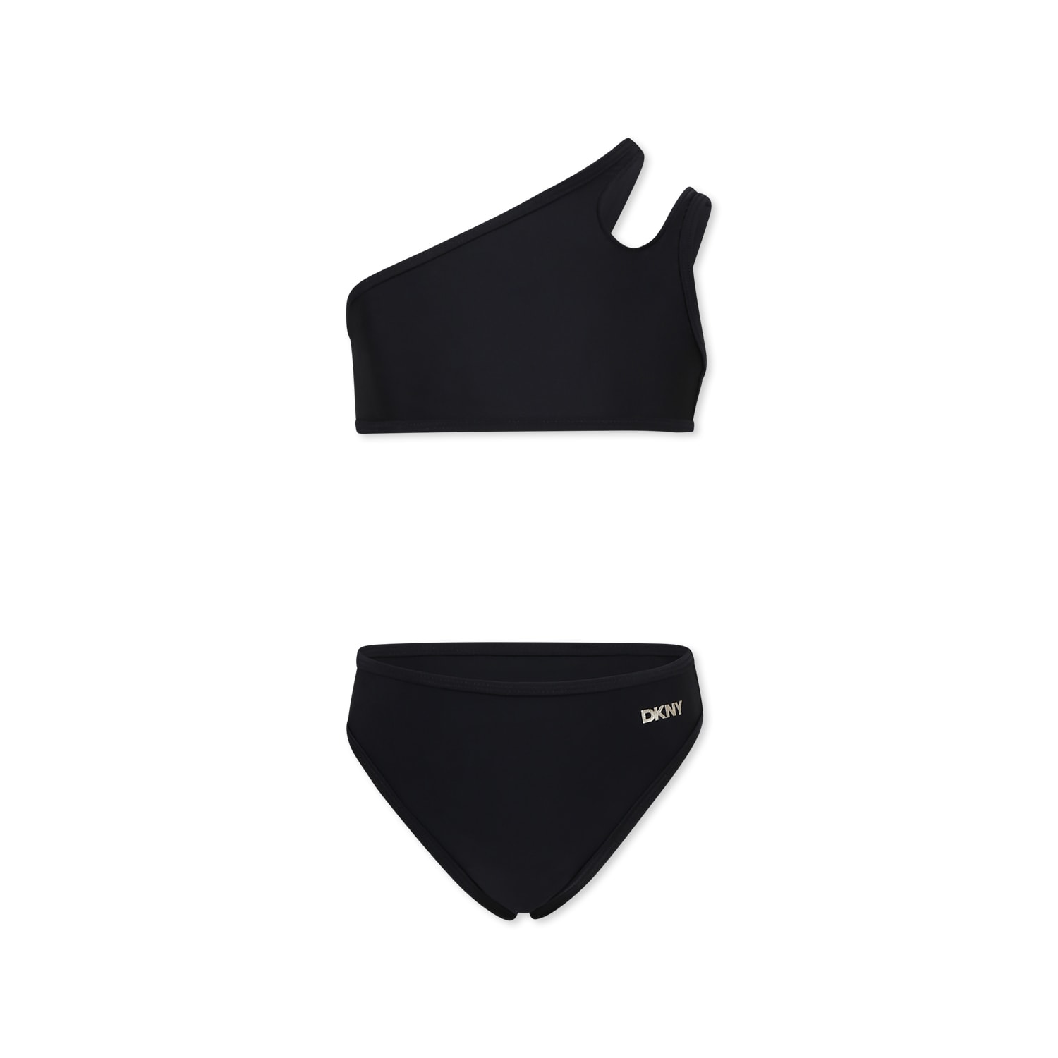 DKNY Black Bikini For Girl With Logo