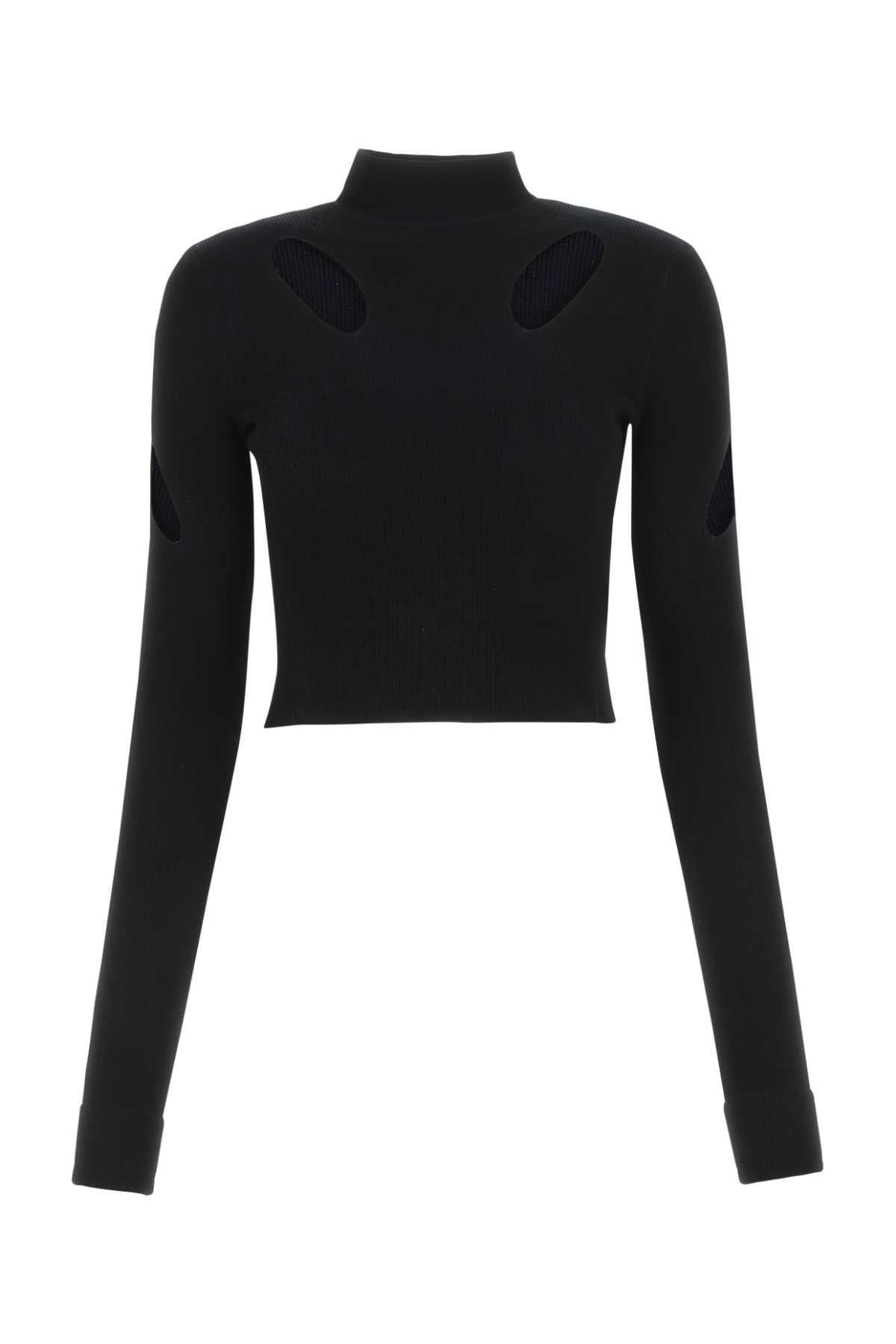 Dion Lee 黑色粘胶混纺上衣
