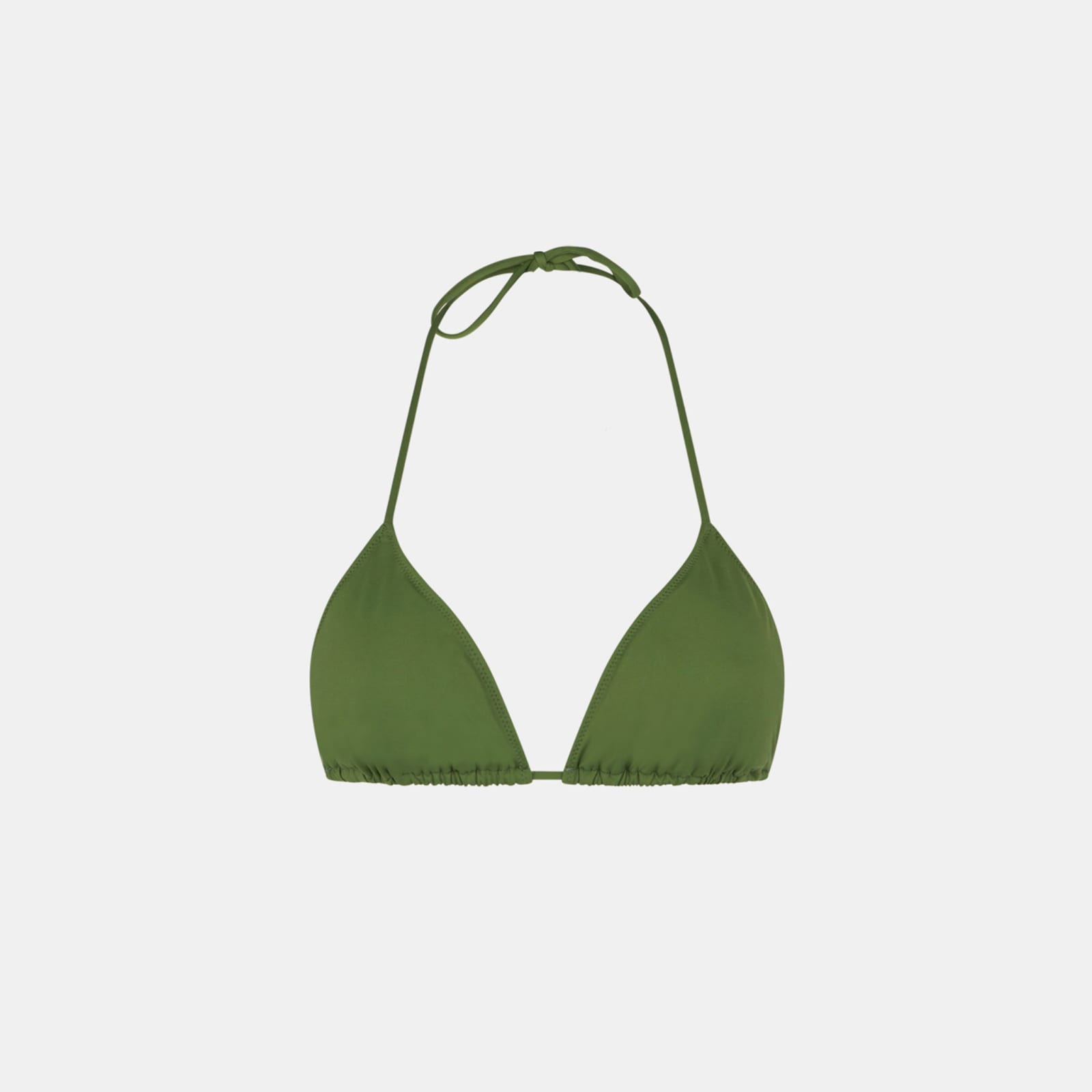 MC2 Saint Barth Woman Military Green Triangle Top