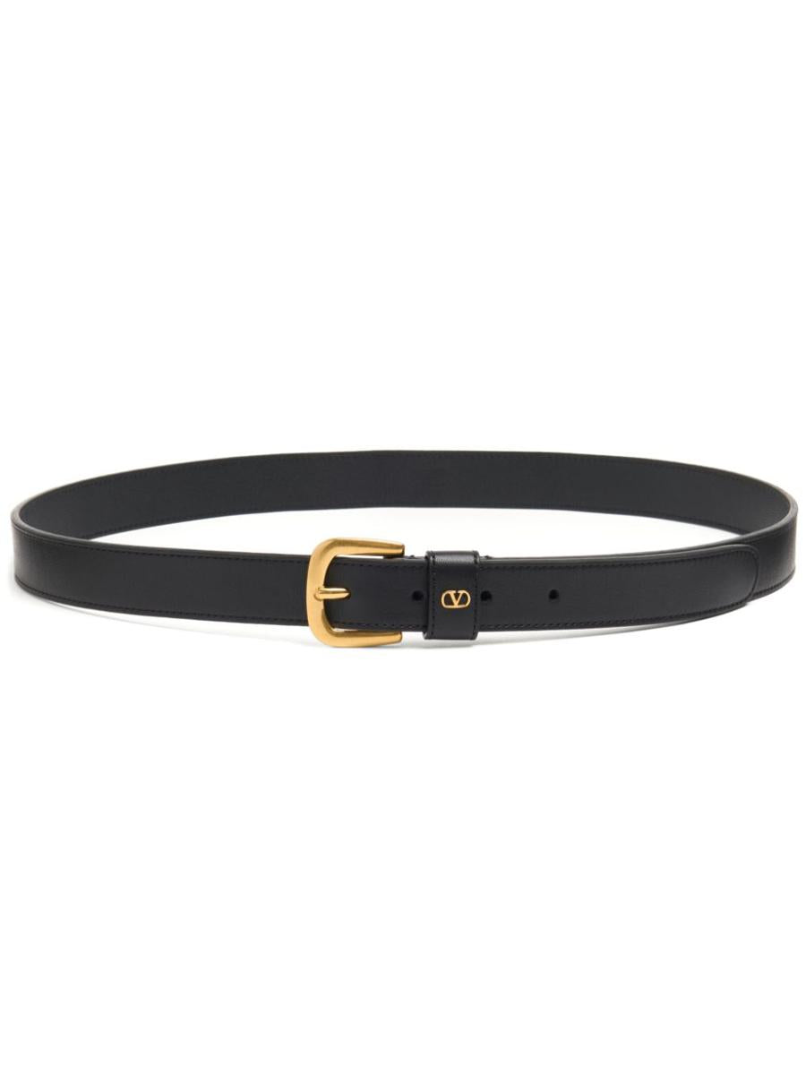 Valentino Garavani Vlogo Signature 皮革腰带