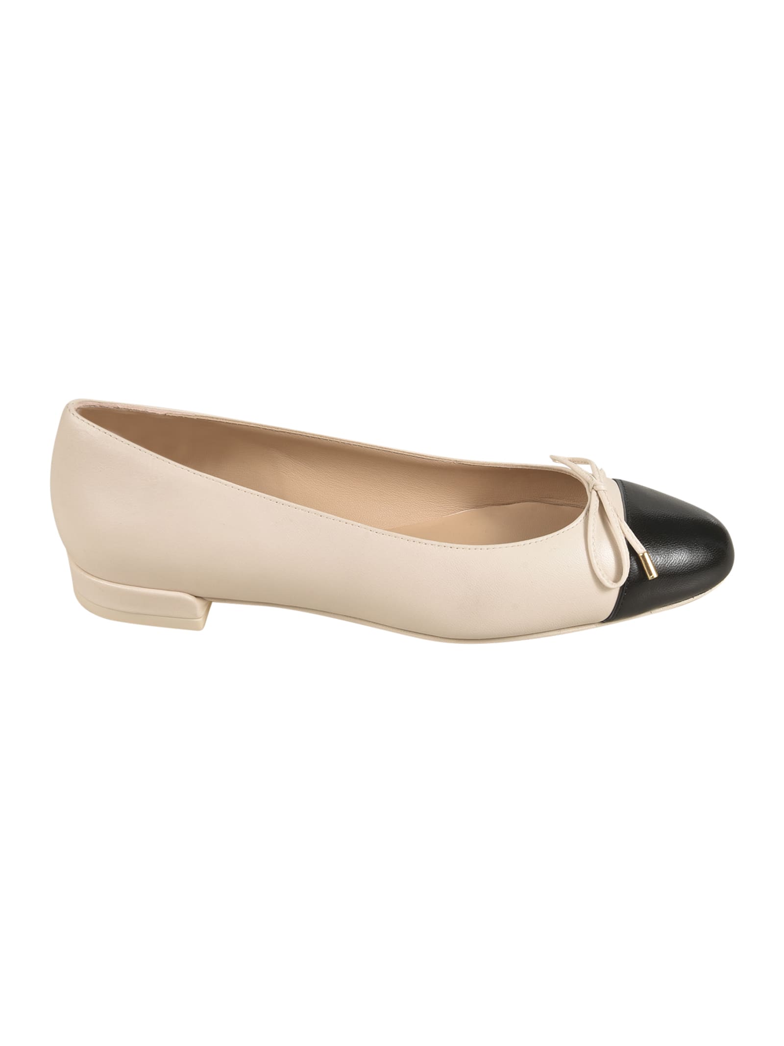 Stuart Weitzman Sleek Bow Ballerinas