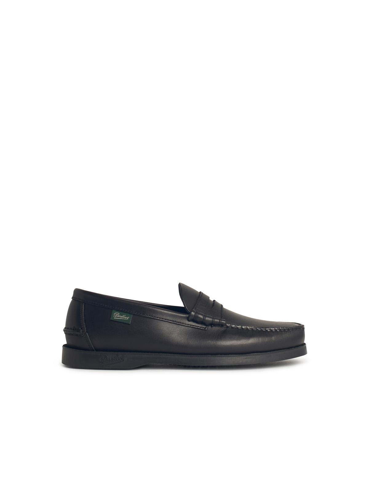 Paraboot coraux Black Leather Loafers