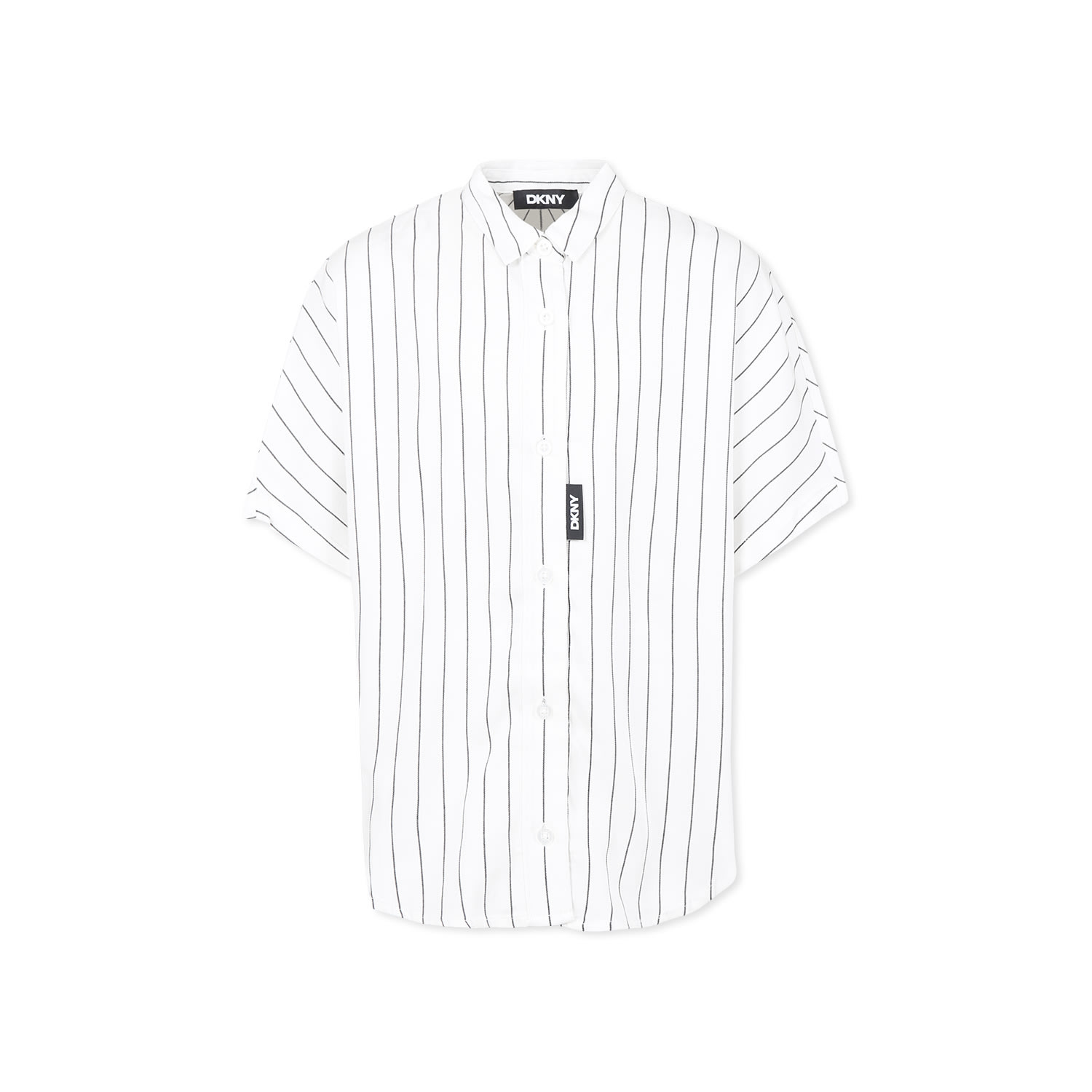 DKNY White Shirt For Girl With Logo