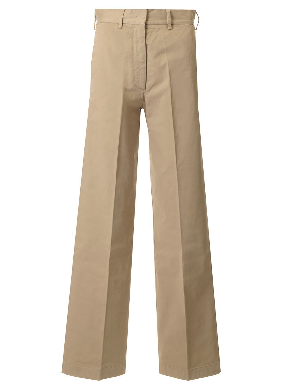 Forte_Forte Soft Cotton Twill Trousers