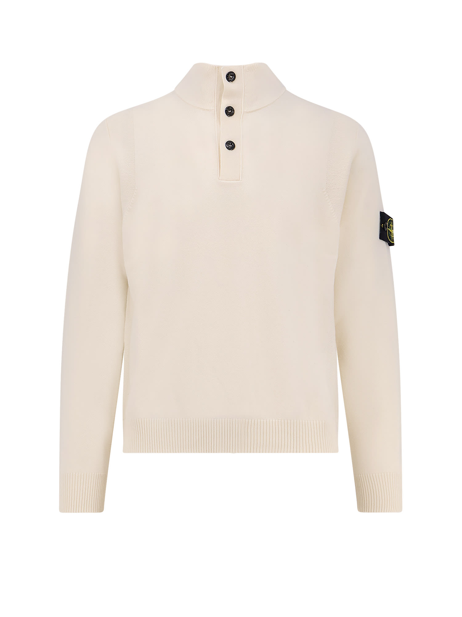 Stone Island Certified Virgin Wool Blend Sweater