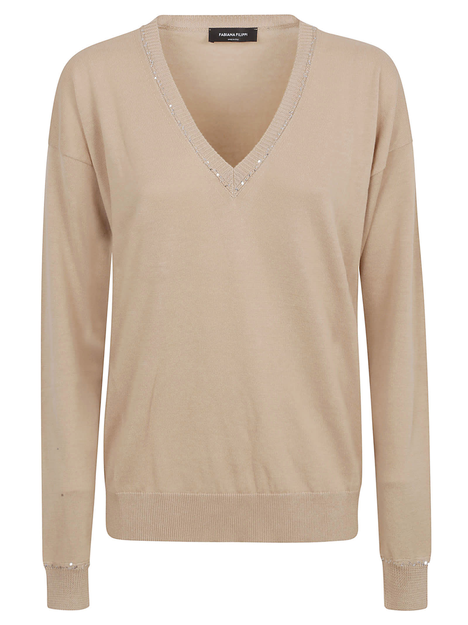 Fabiana Filippi V-neck Sweatshirt